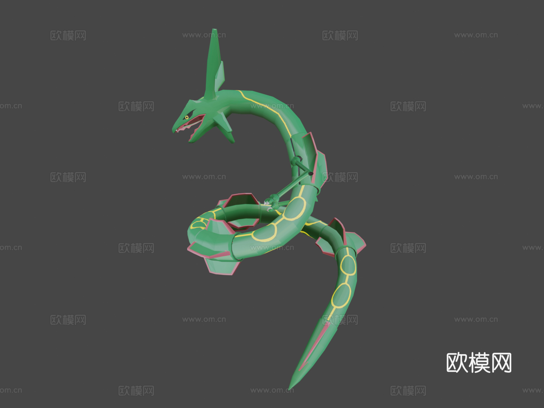 烈空坐-破坏光线动画3d模型