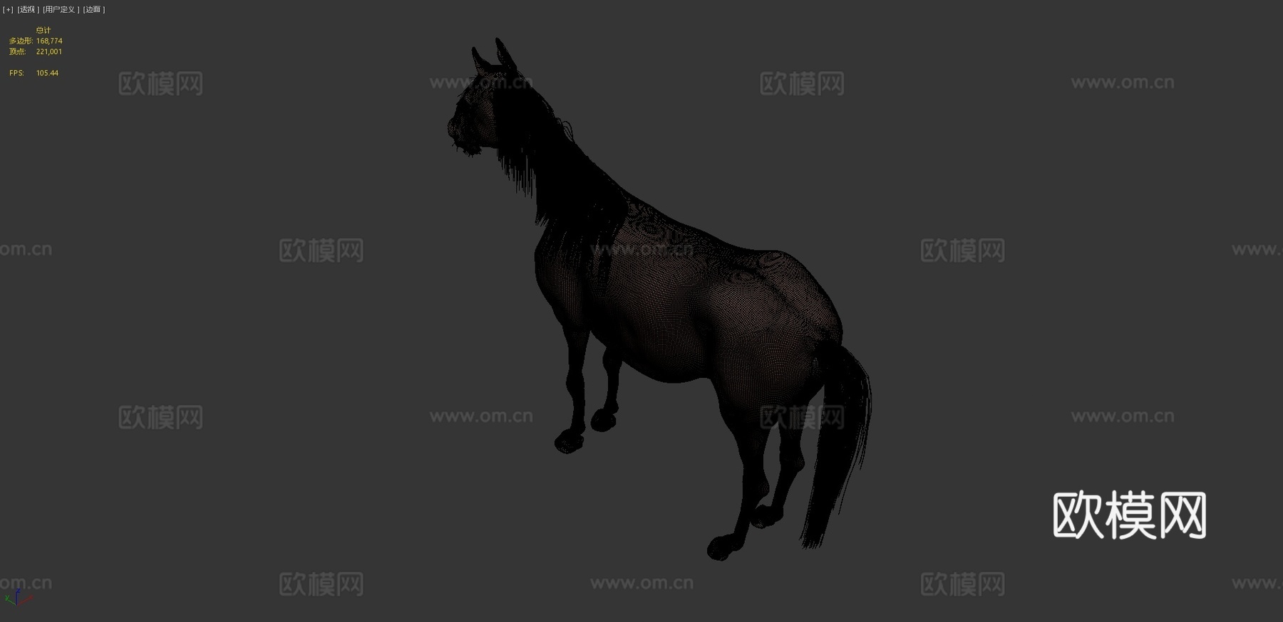 马3d模型