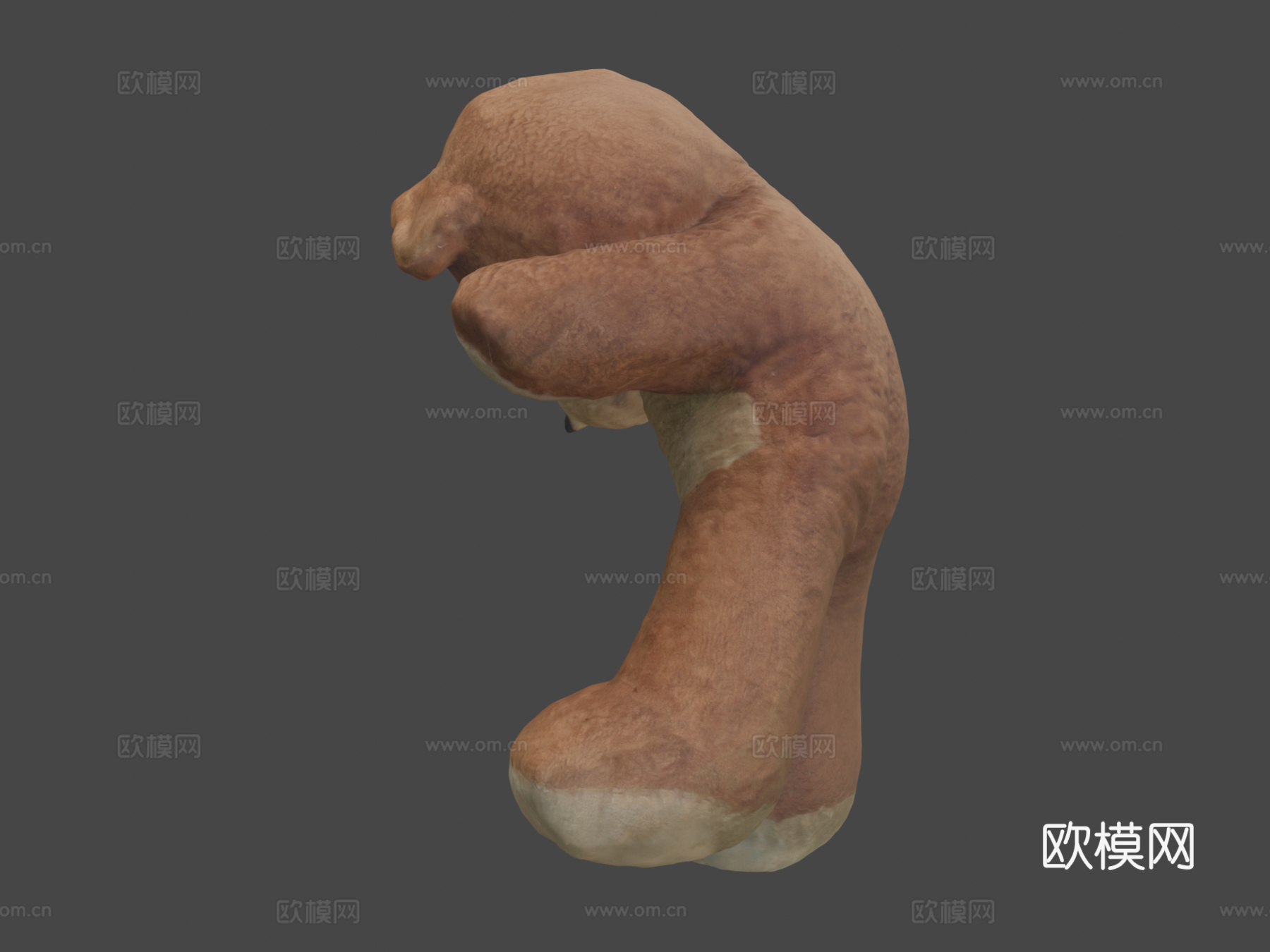 复古泰迪熊3d模型