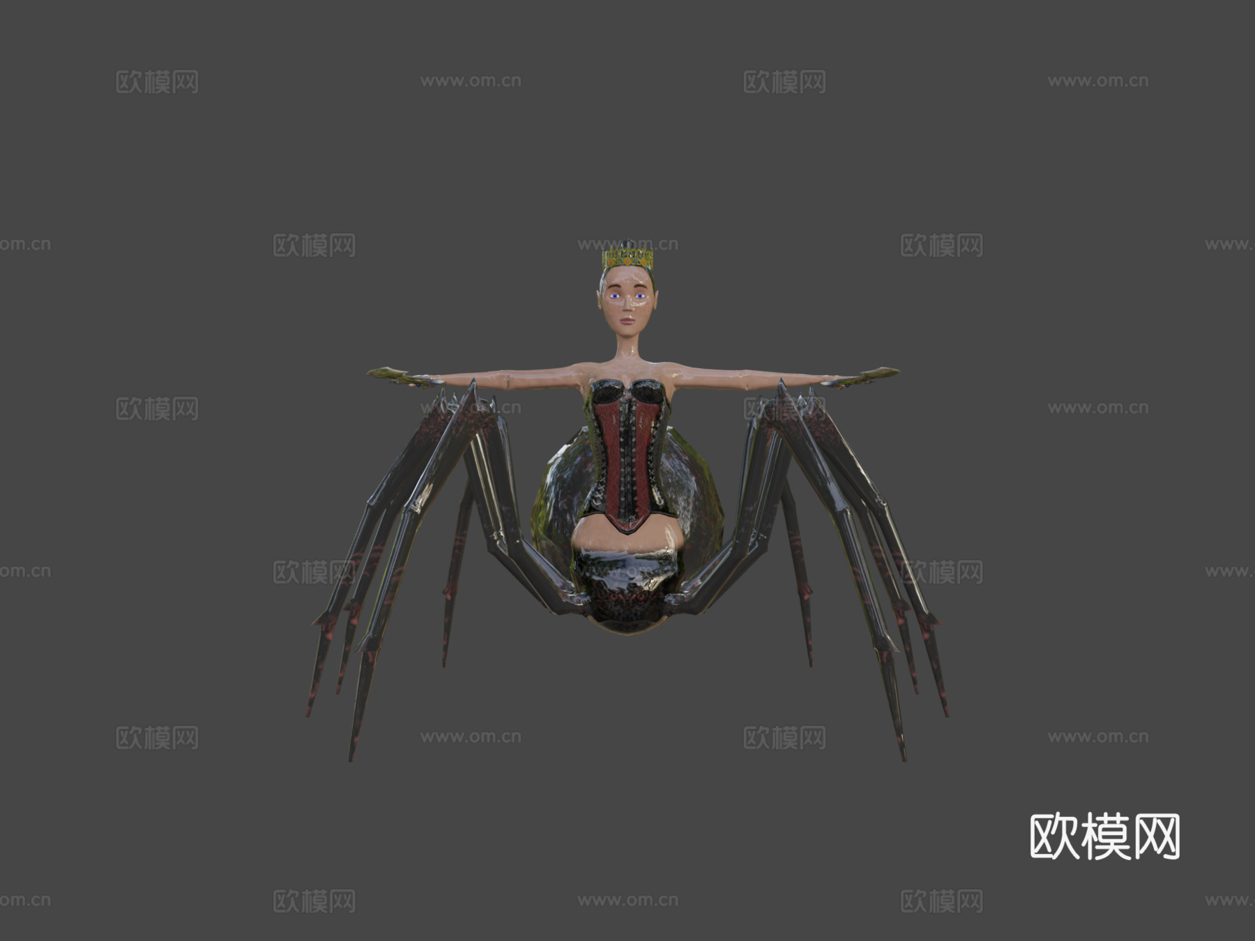 蜘蛛女王3d模型