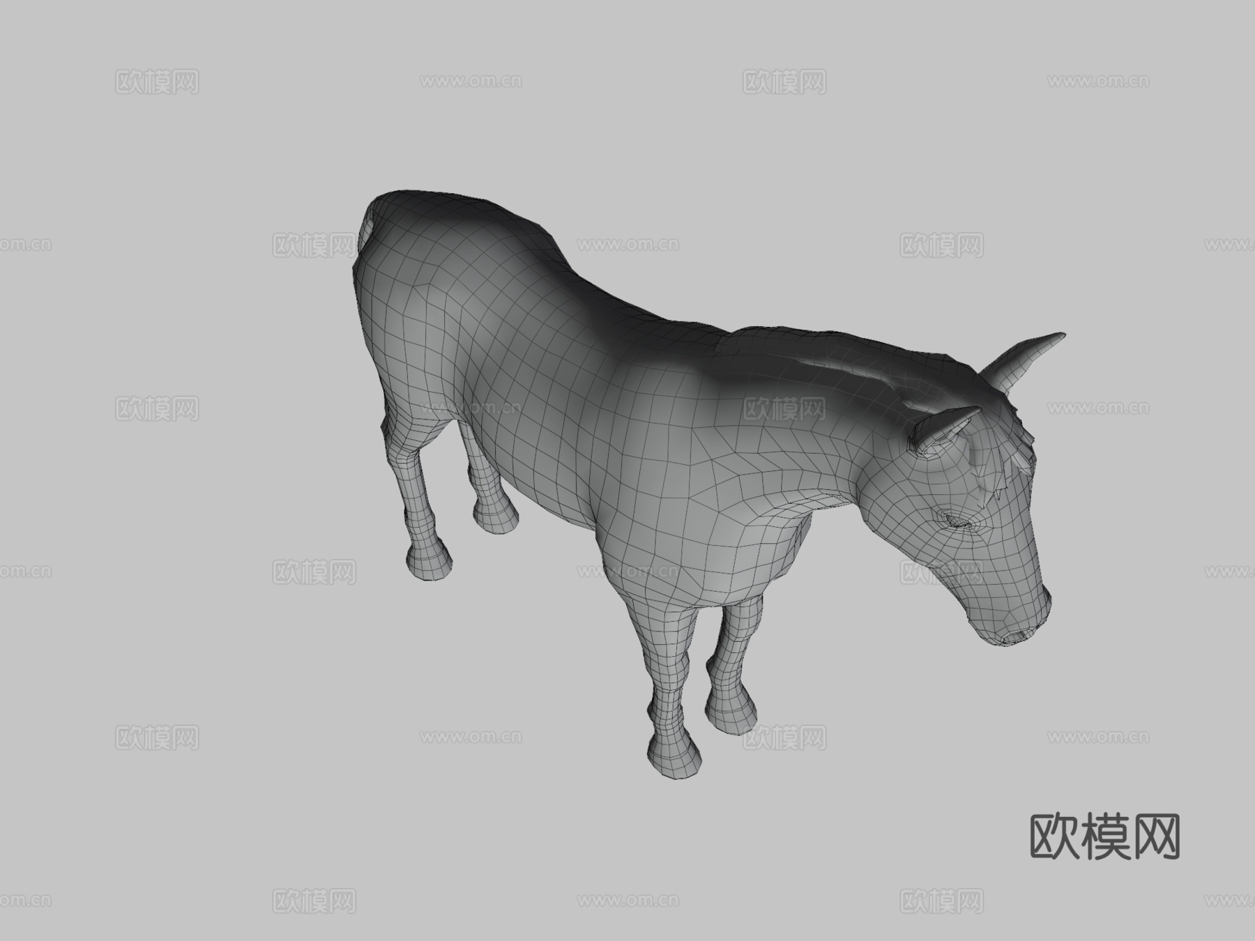 马3d模型