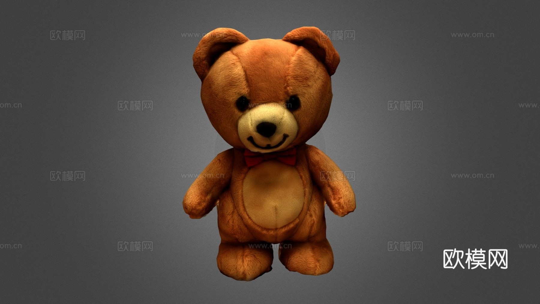 手工泰迪熊摄影测量模型3d模型