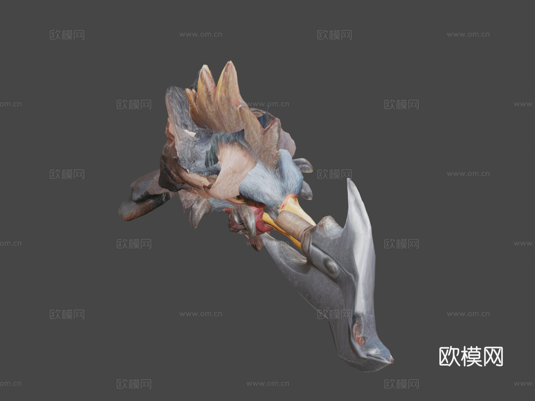 传奇鸡战士3d模型