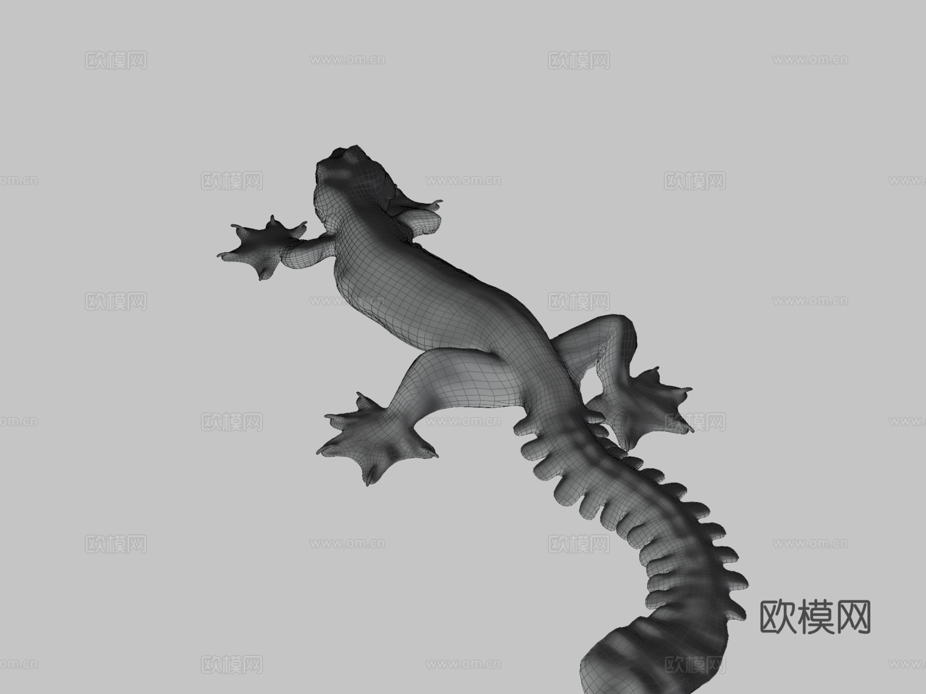 A型-飞壁虎3d模型
