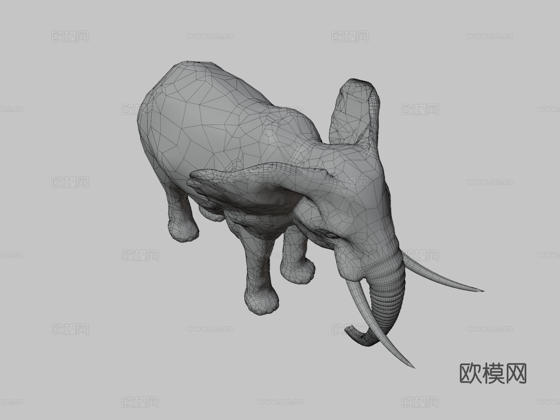 大象-加贾3d模型