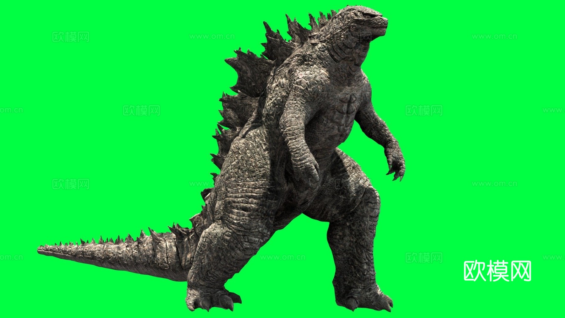 哥斯拉首次行走动画3d模型