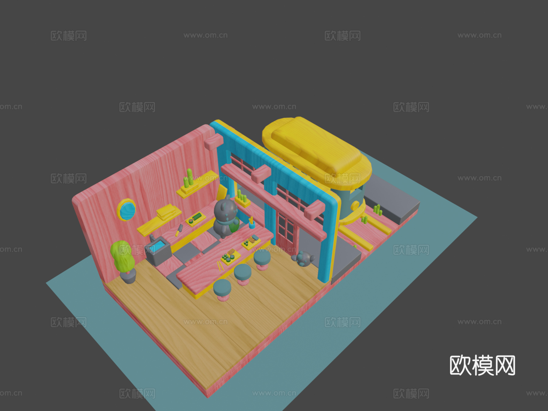 寿司时光3d模型