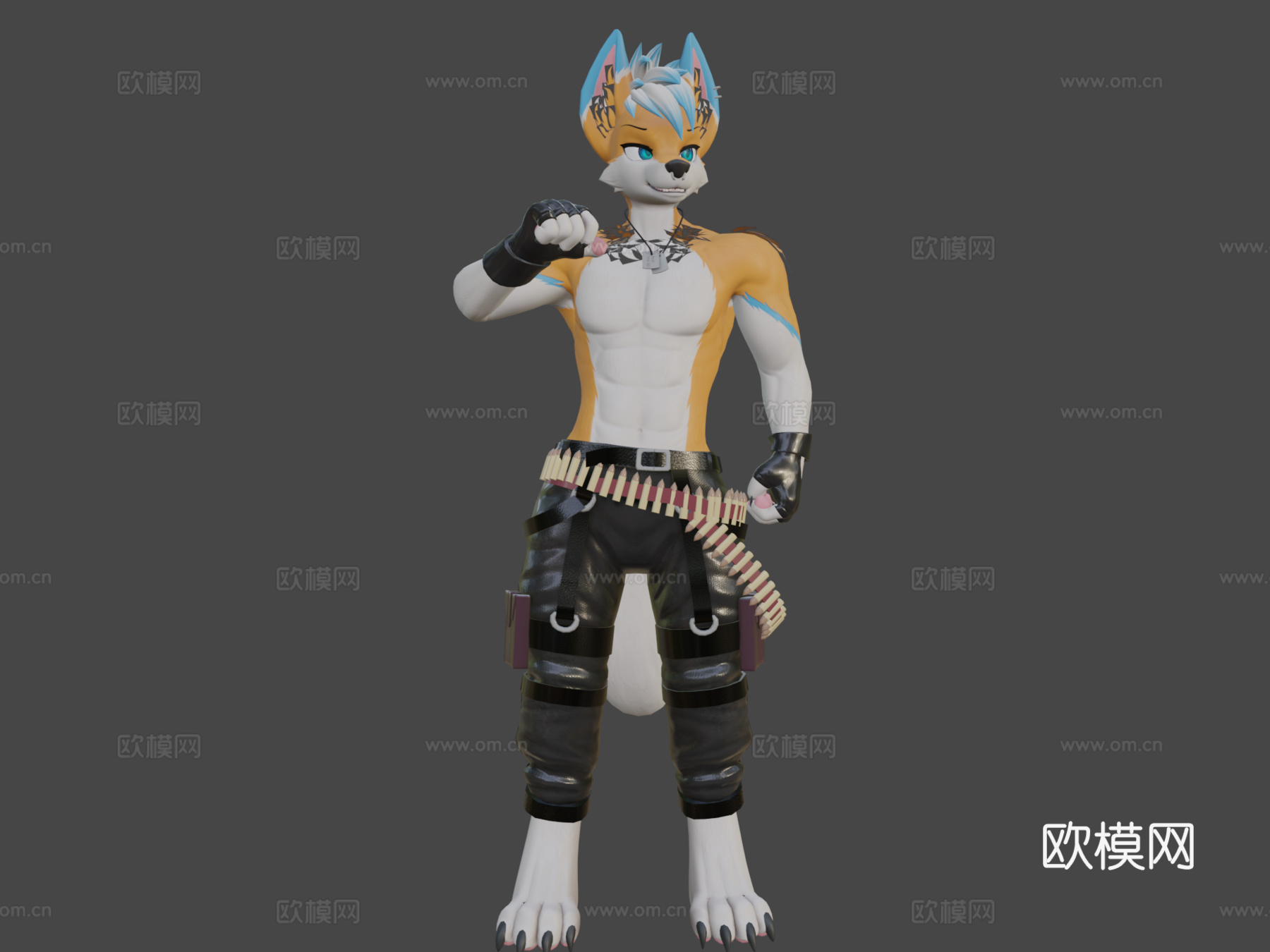 酸性狐狸VRChat委托作品3d模型