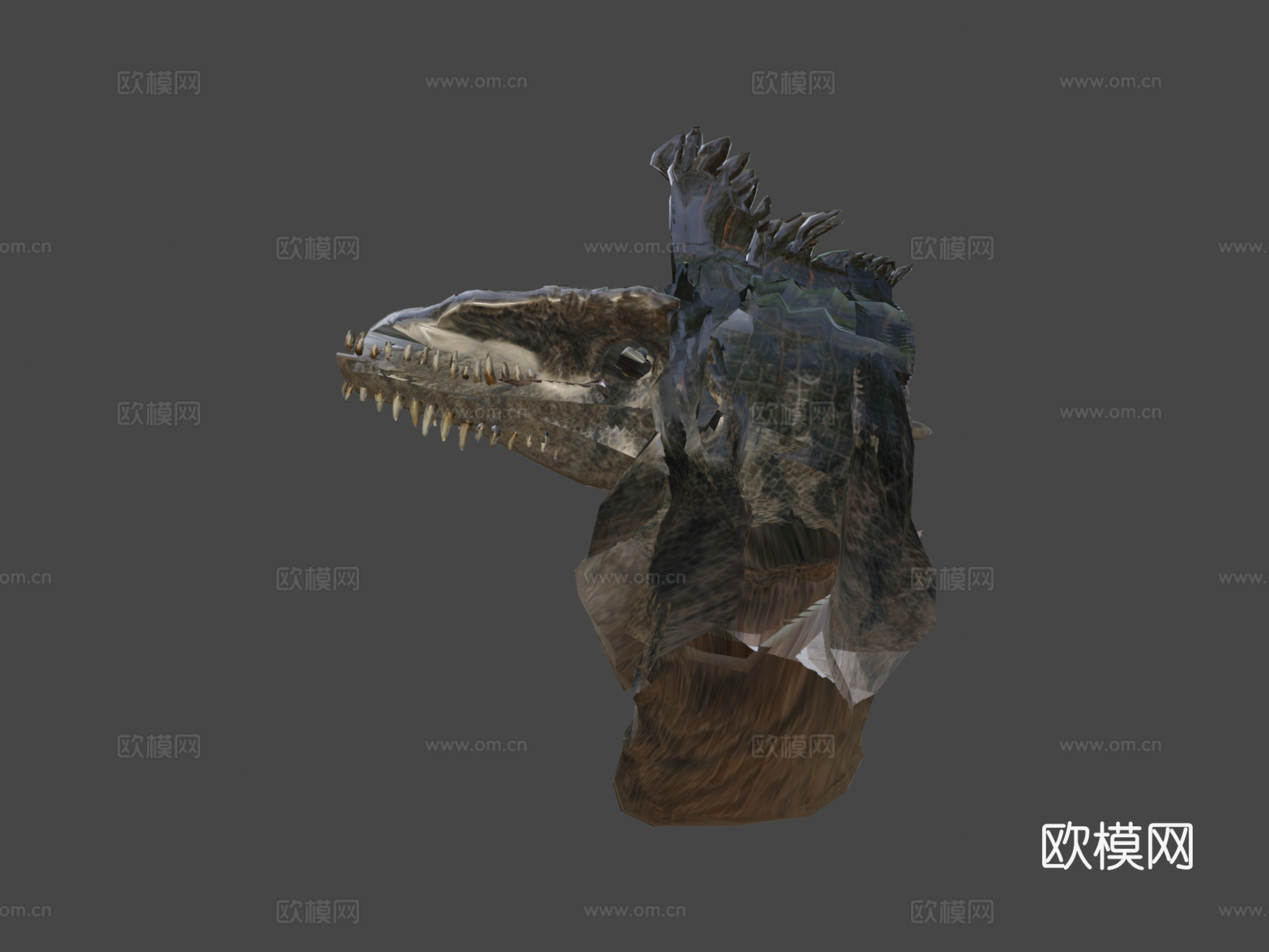 南方巨兽龙侏罗纪世界3d模型