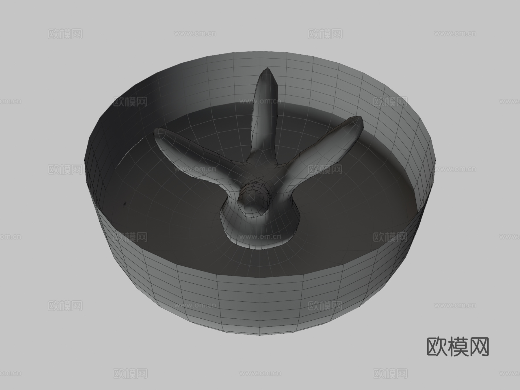 月亮水母动画3d模型
