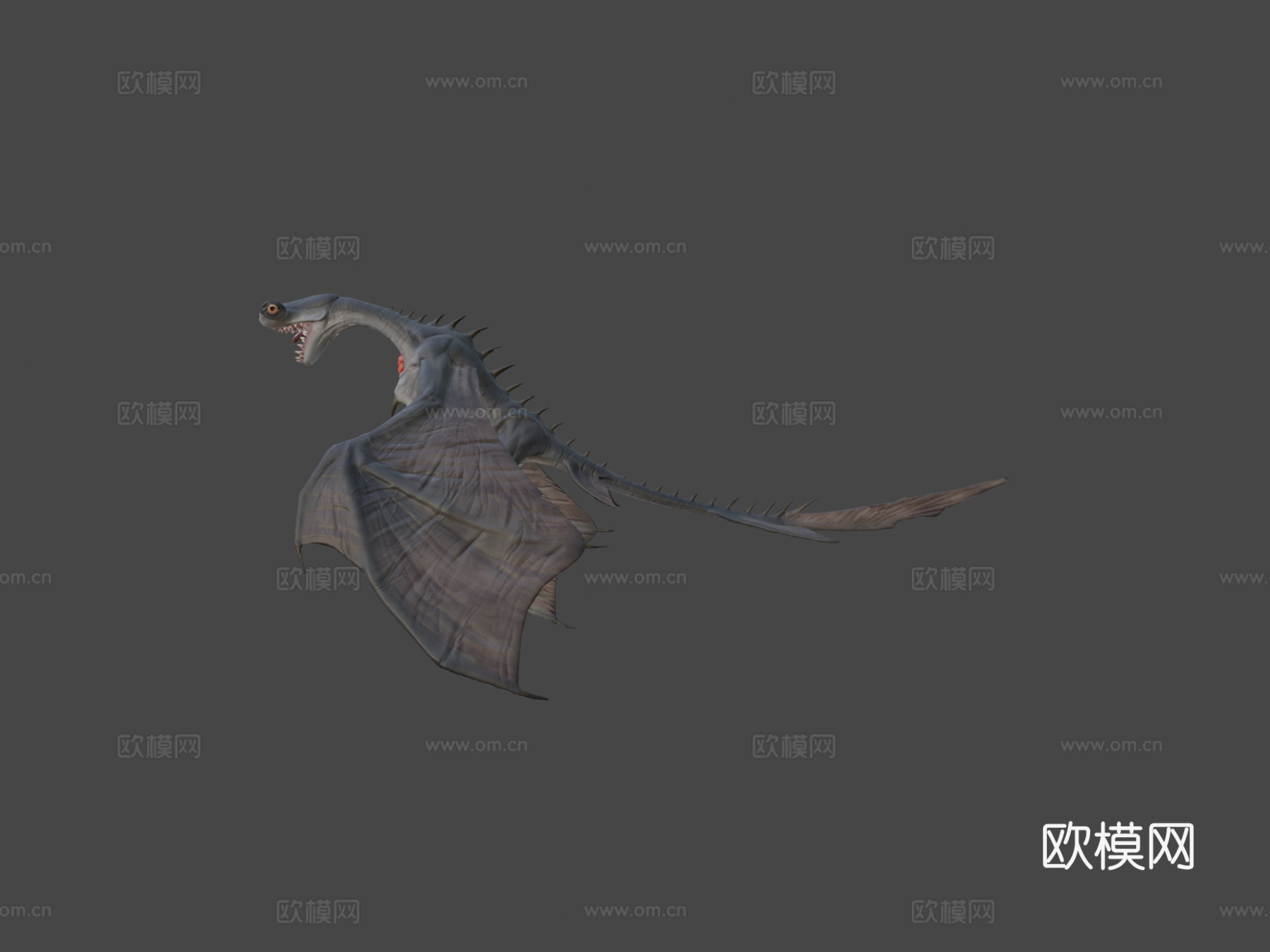 德拉克马赫动画3d模型