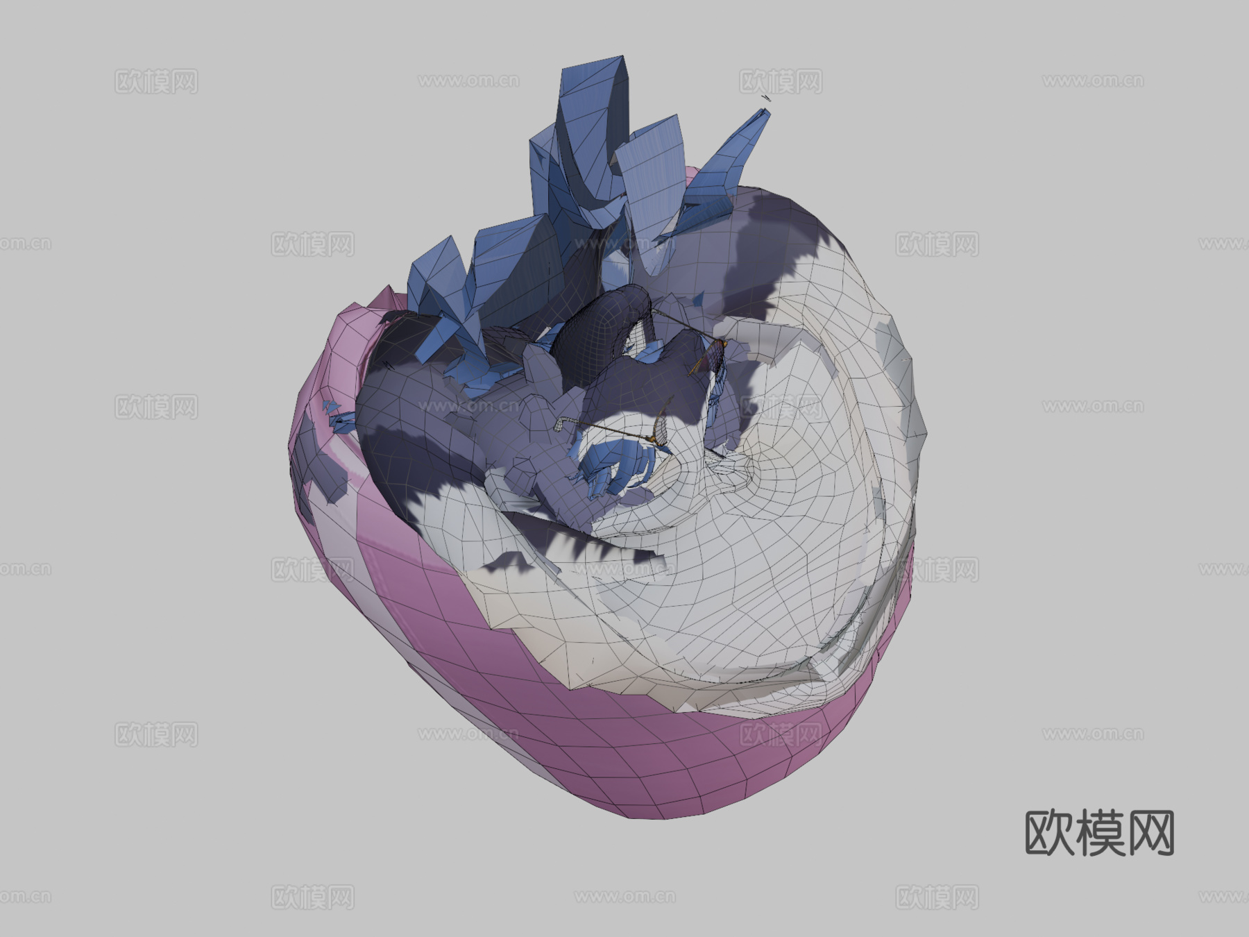 克莱尔3d模型