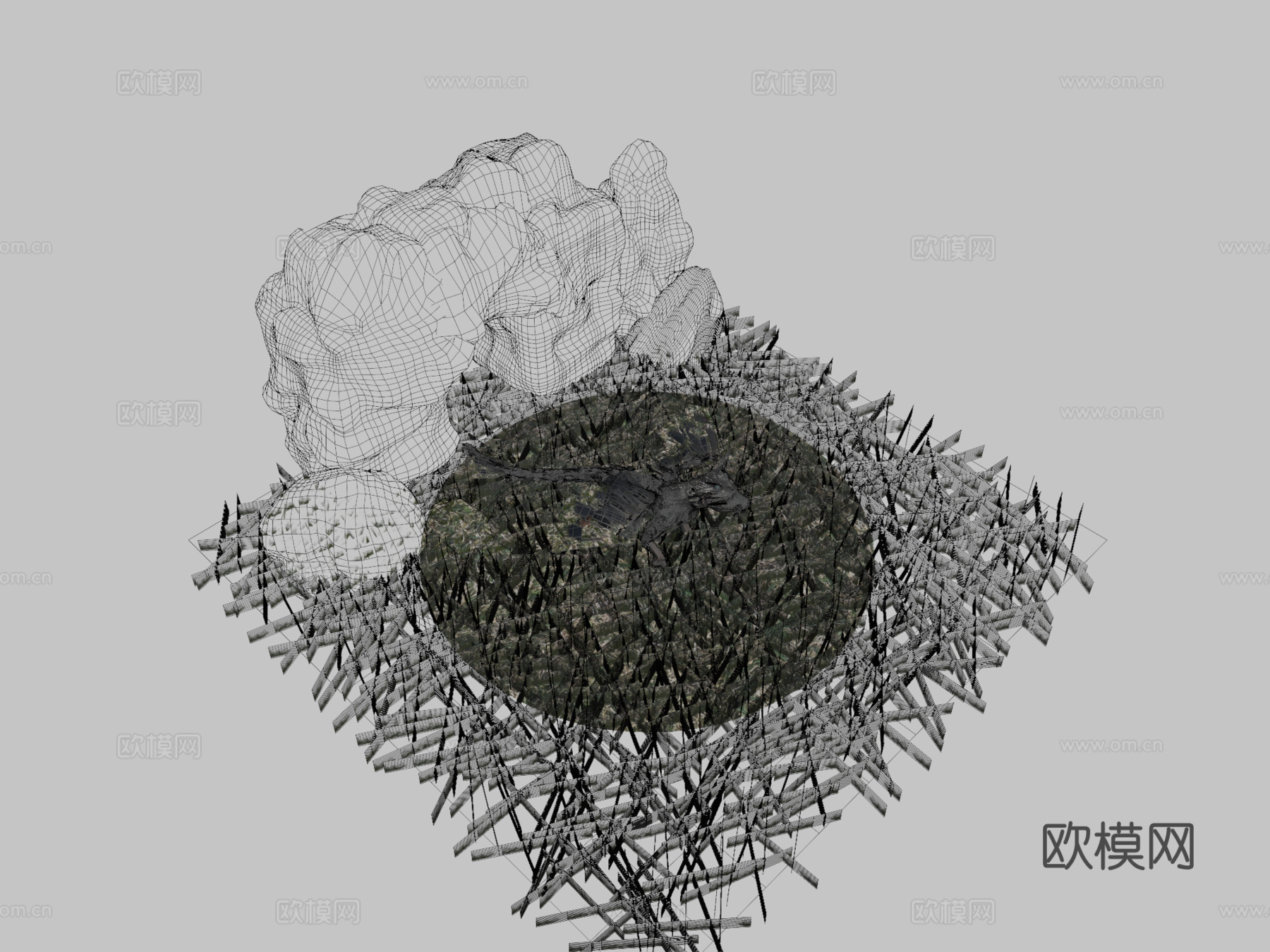 最后的守护者-翠可3d模型