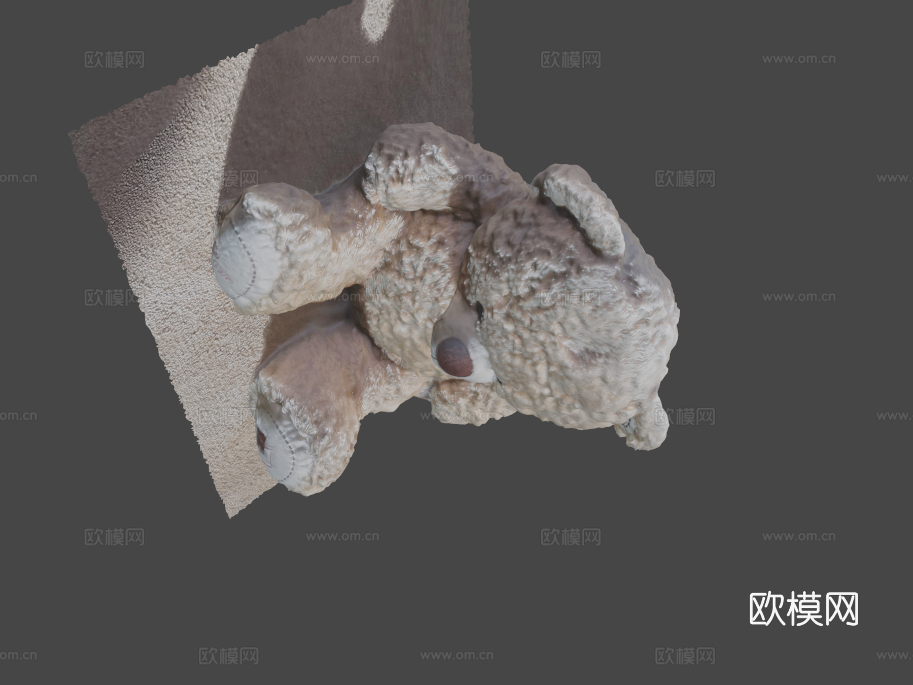 泰迪熊(3D扫描)3d模型