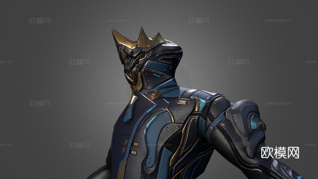 星际战甲-霜帝-帝王3d模型