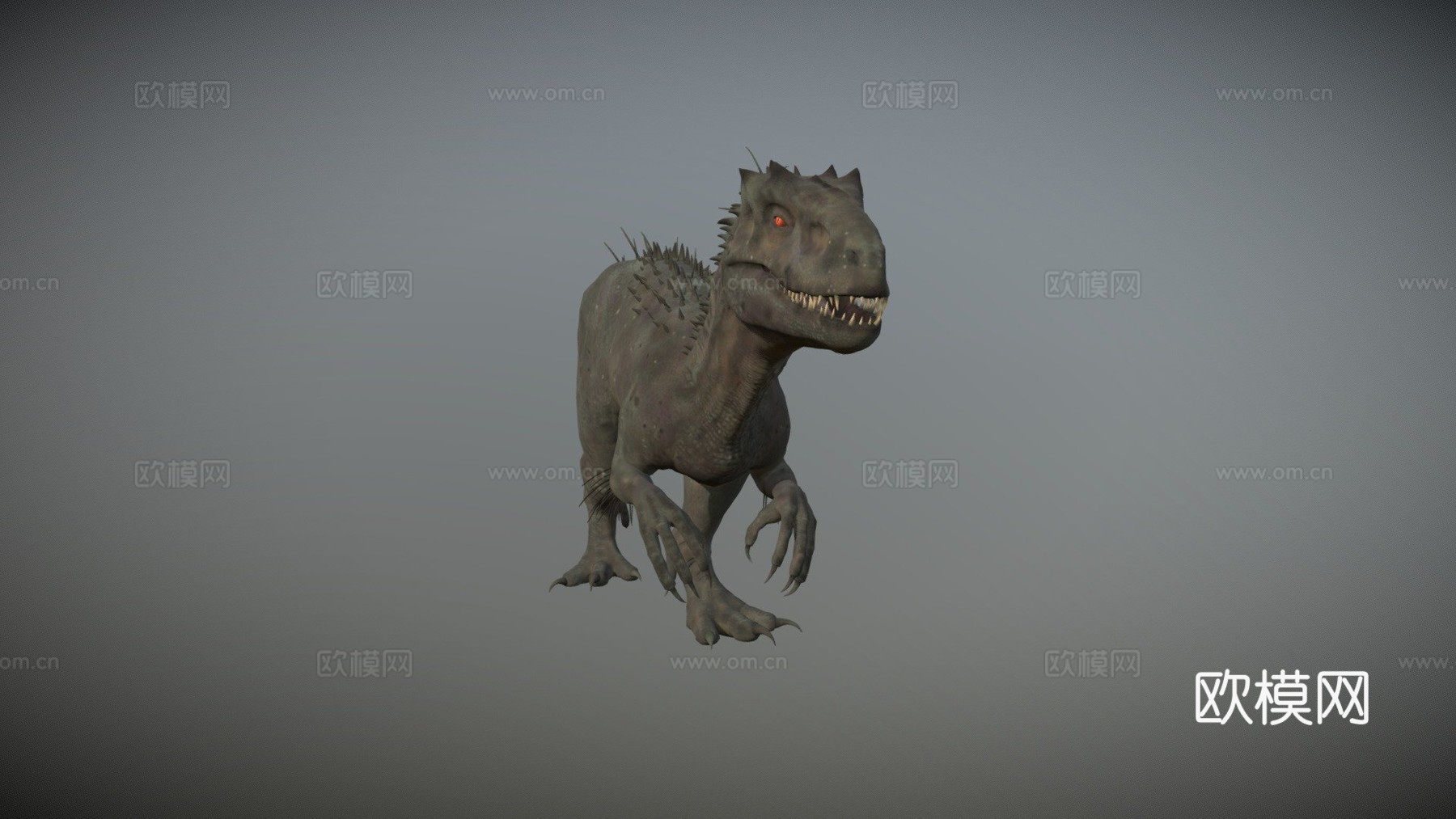 暴虐霸王龙3d模型