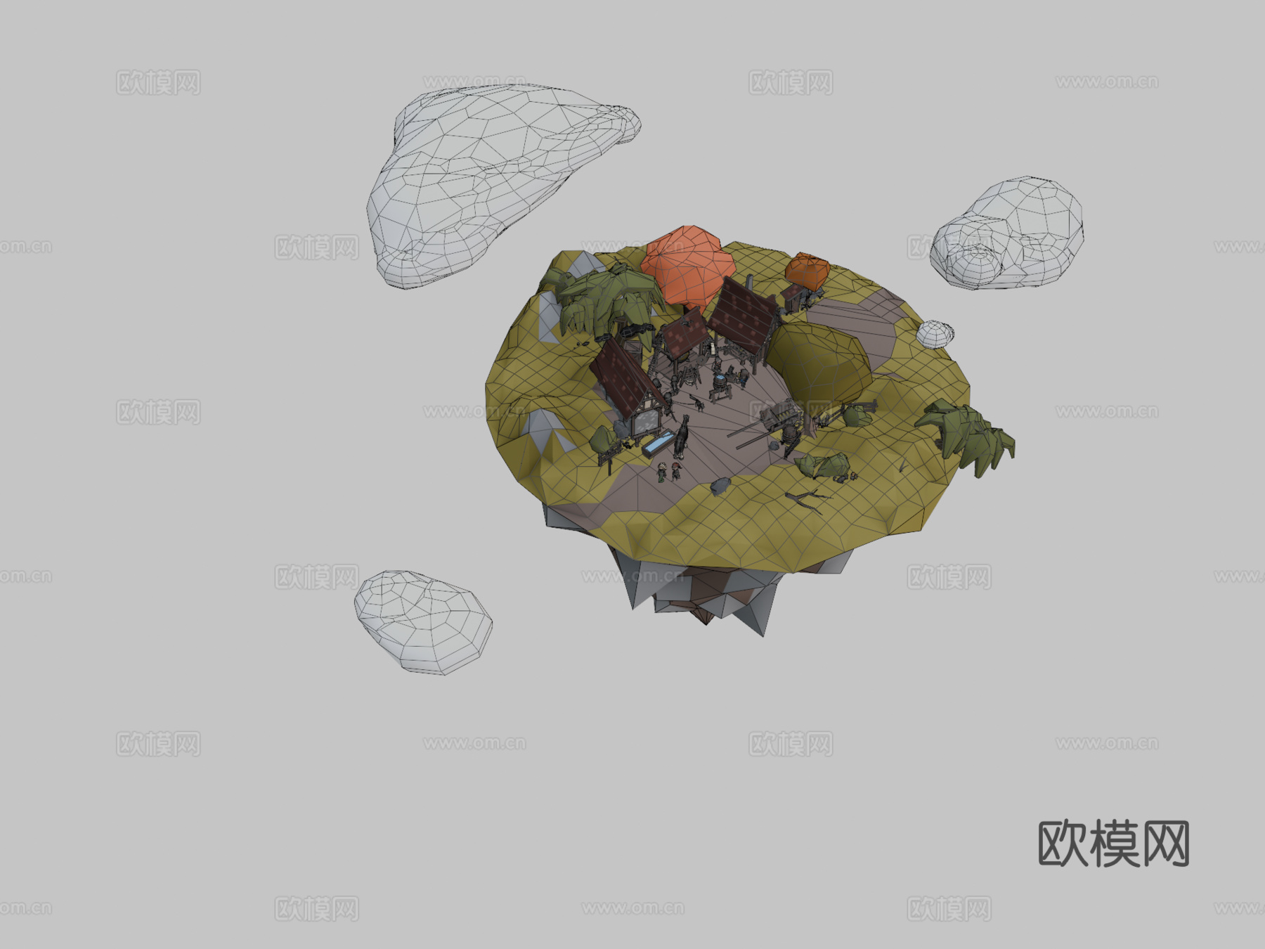 铁匠铺3d模型