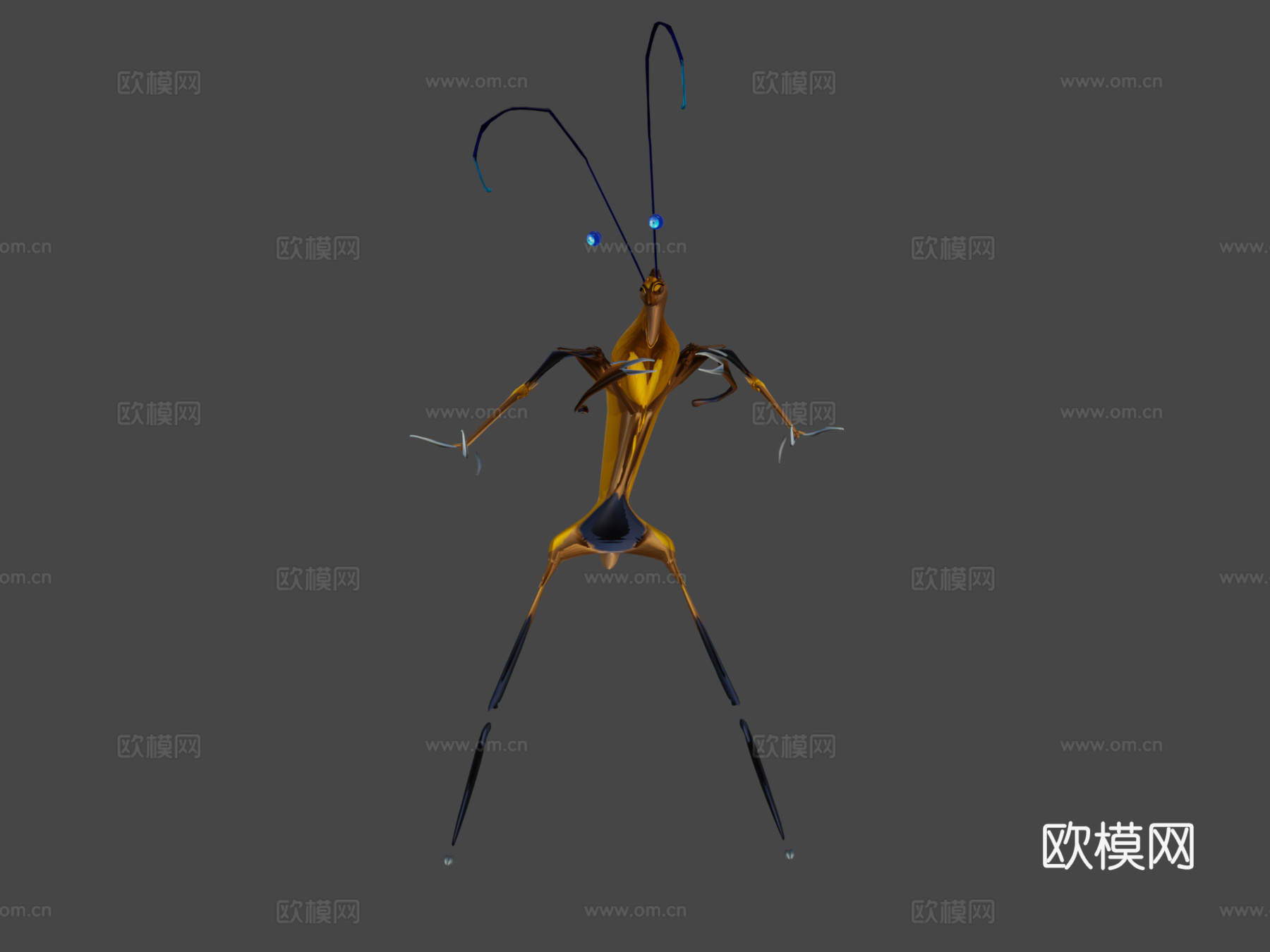 蜜蜂布里3d模型
