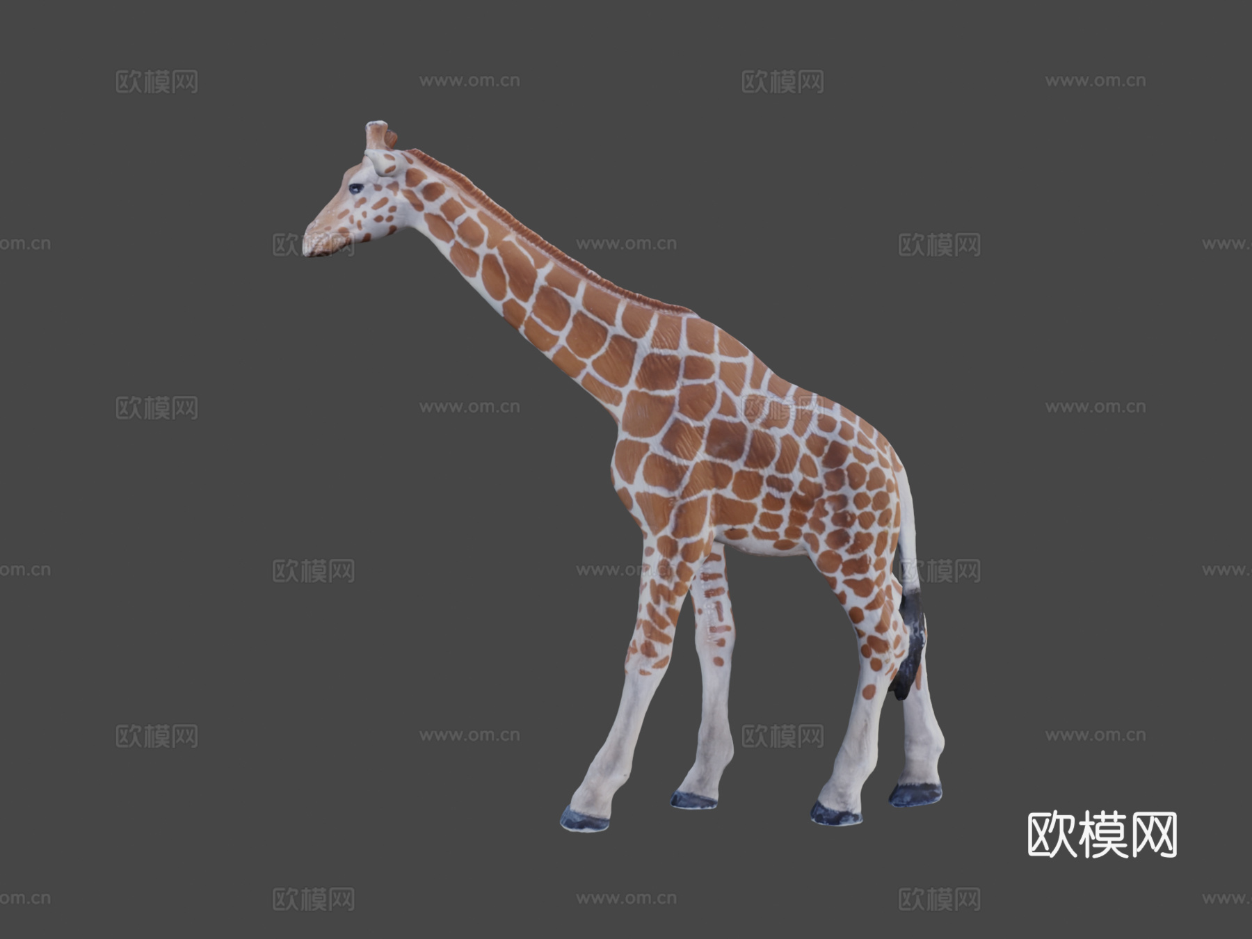 玩具长颈鹿3d模型