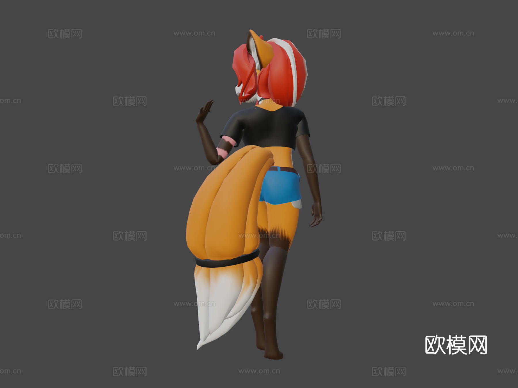 D兽人委托VRCha3d模型