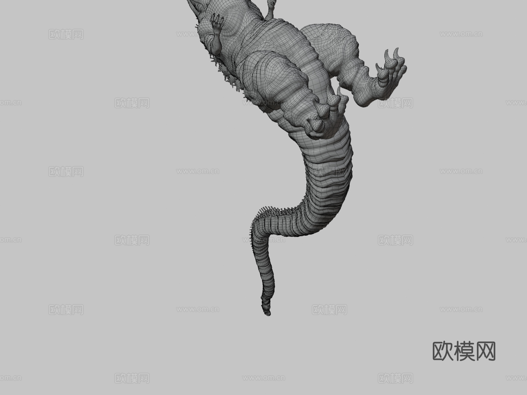 真哥斯拉3d模型