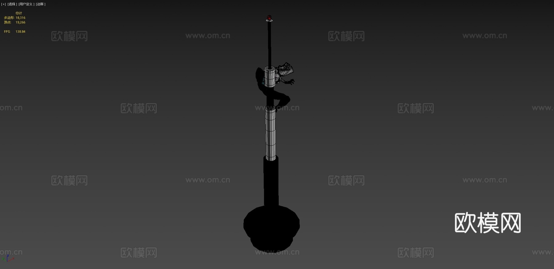 蜘蛛格温3d模型