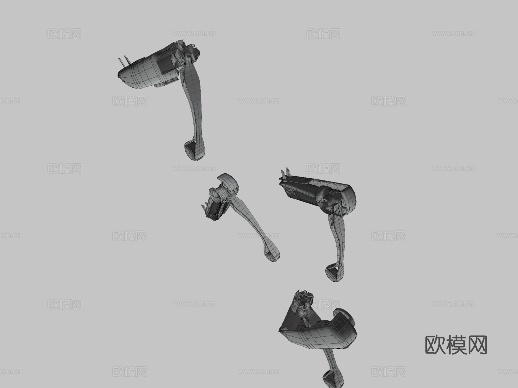 机器狗[4K绑定资源]3d模型