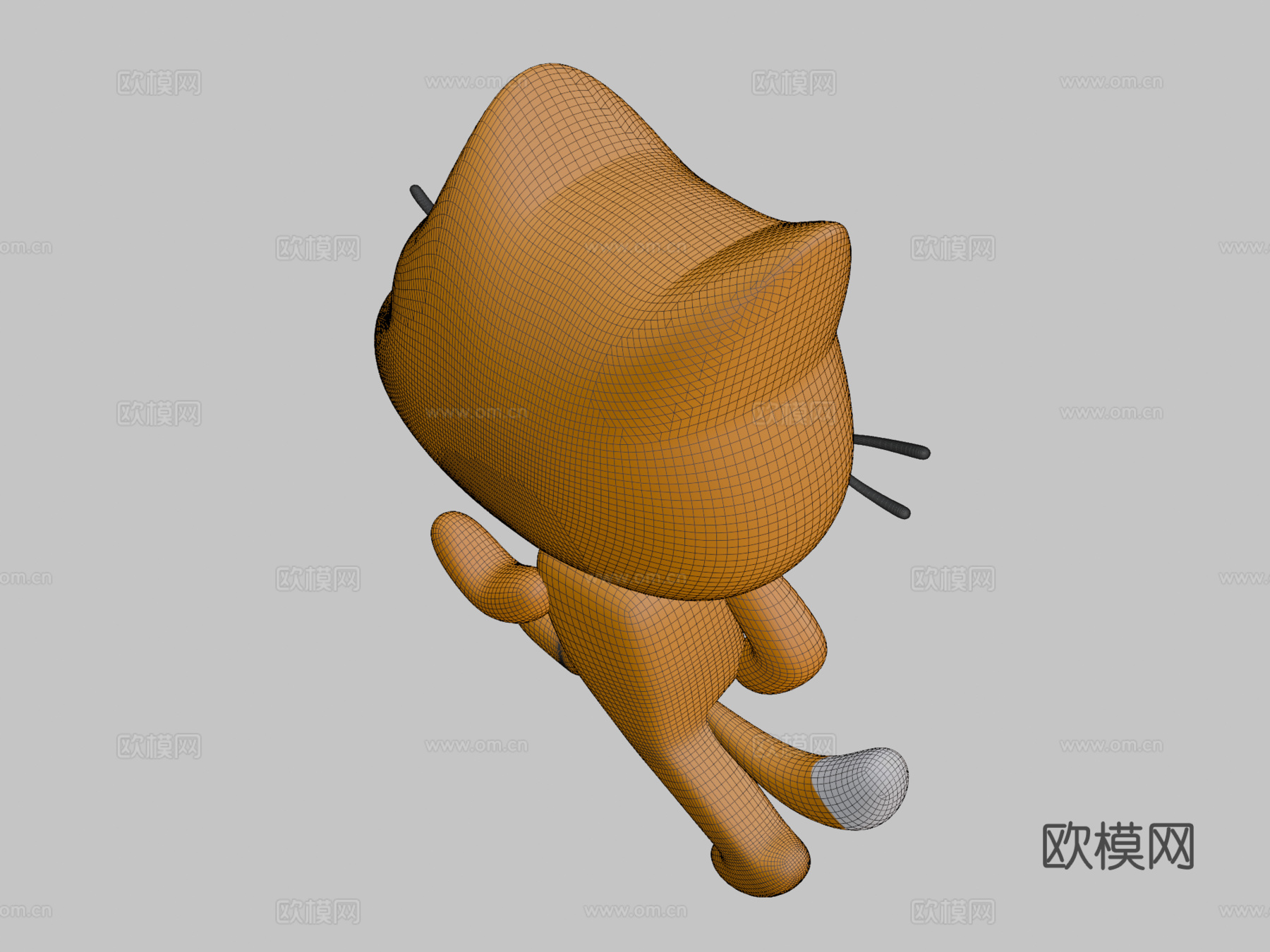 抓抓猫3d模型