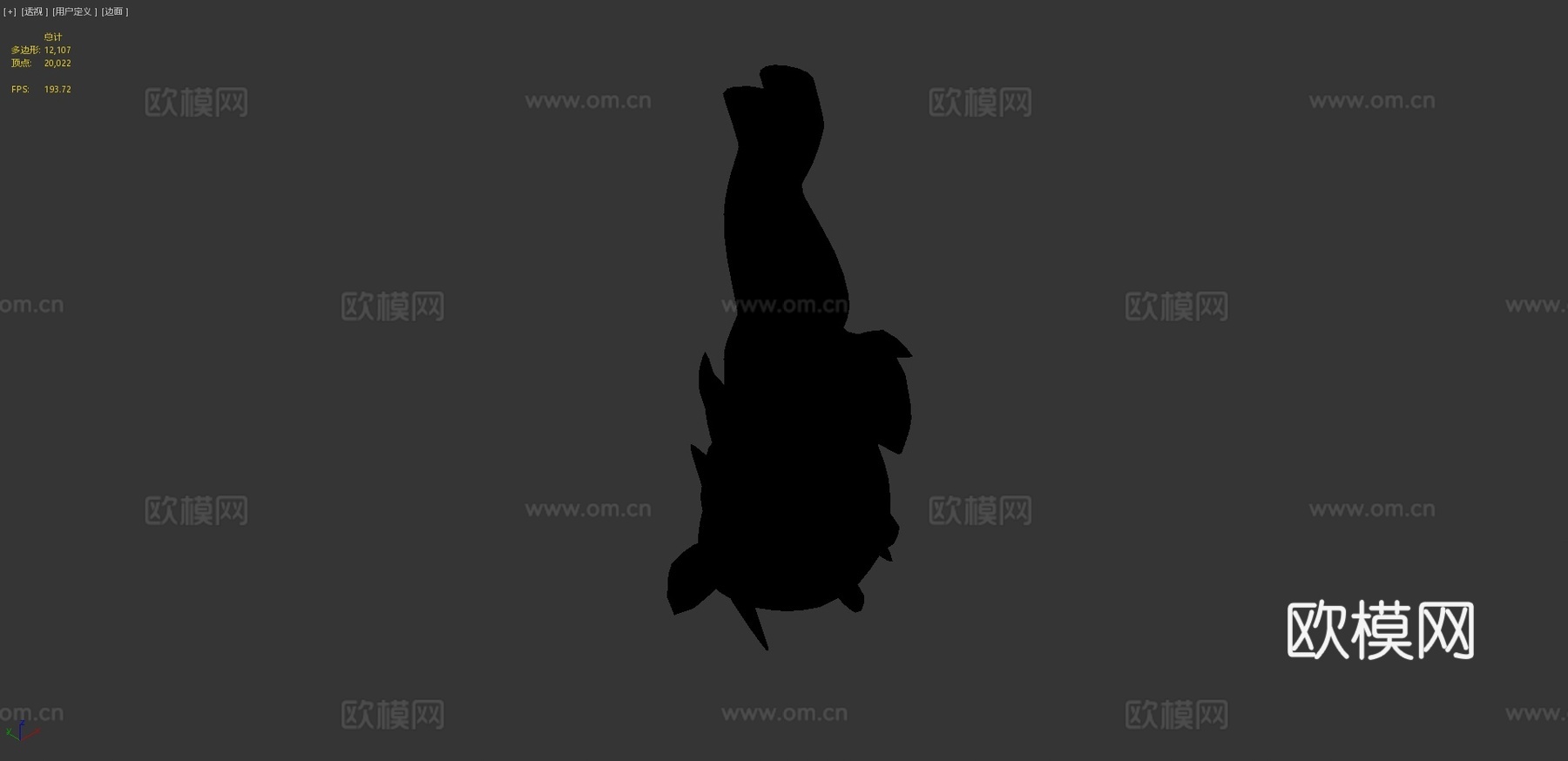 鹿女委托作品3d模型