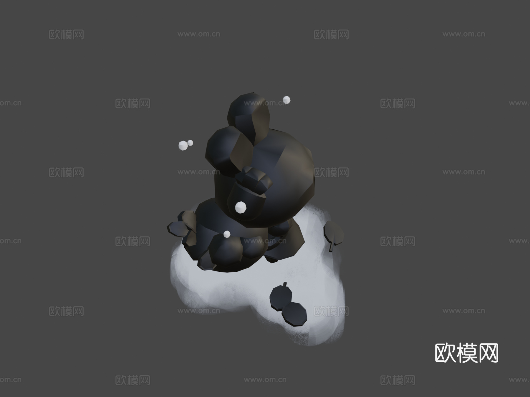采蘑菇3d模型