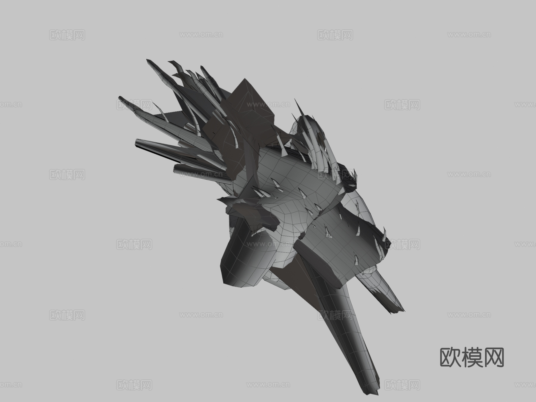 沙漠龙3d模型