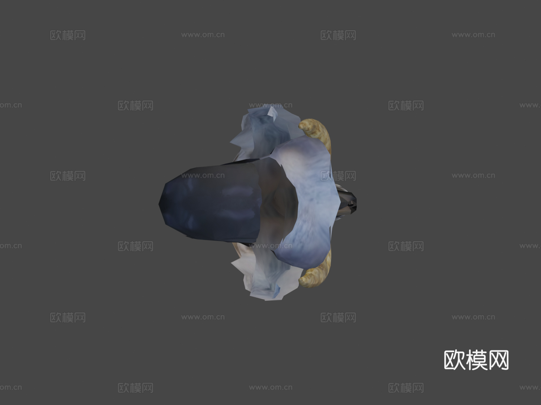 公牛3d模型