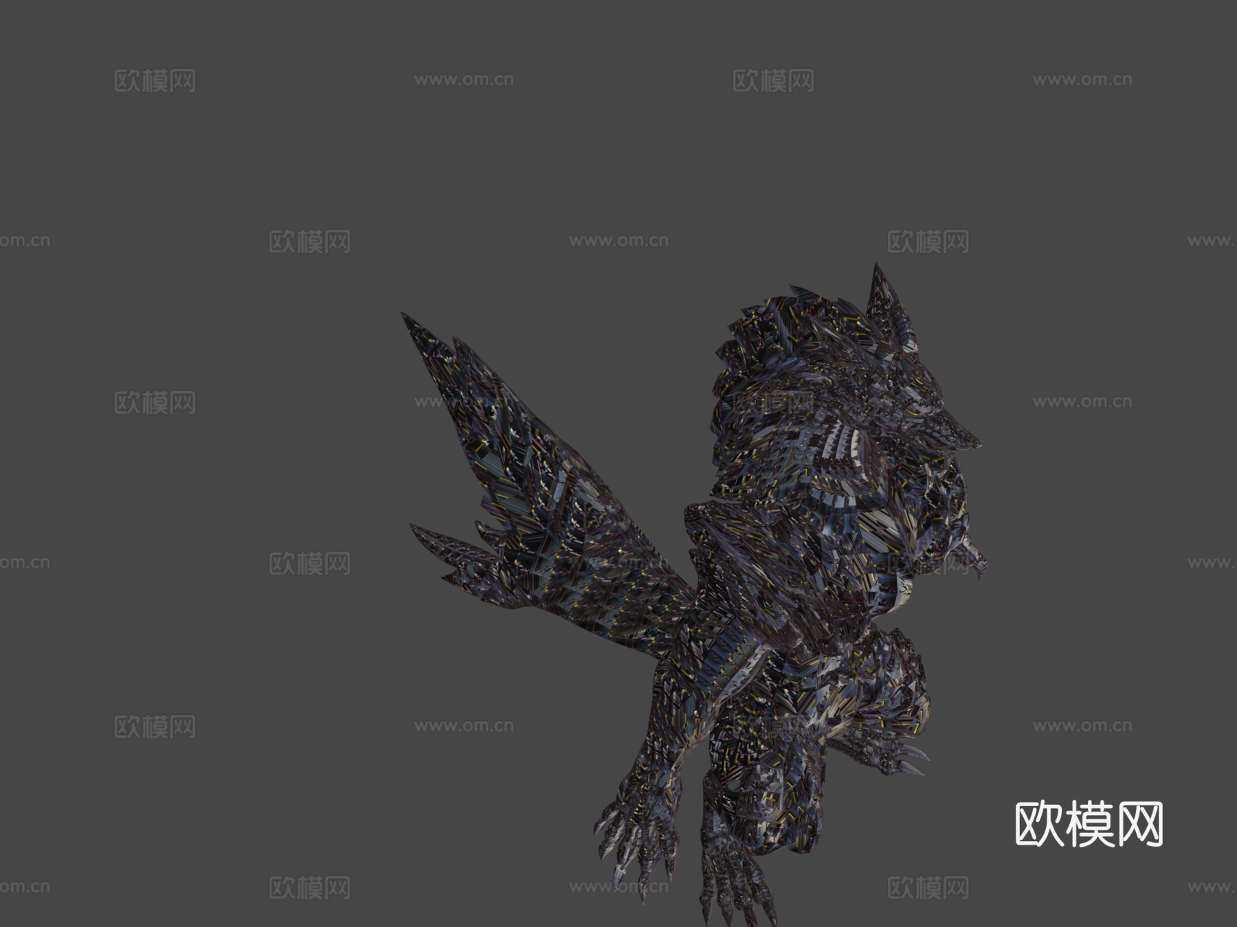 月狼[怪物猎人]3d模型
