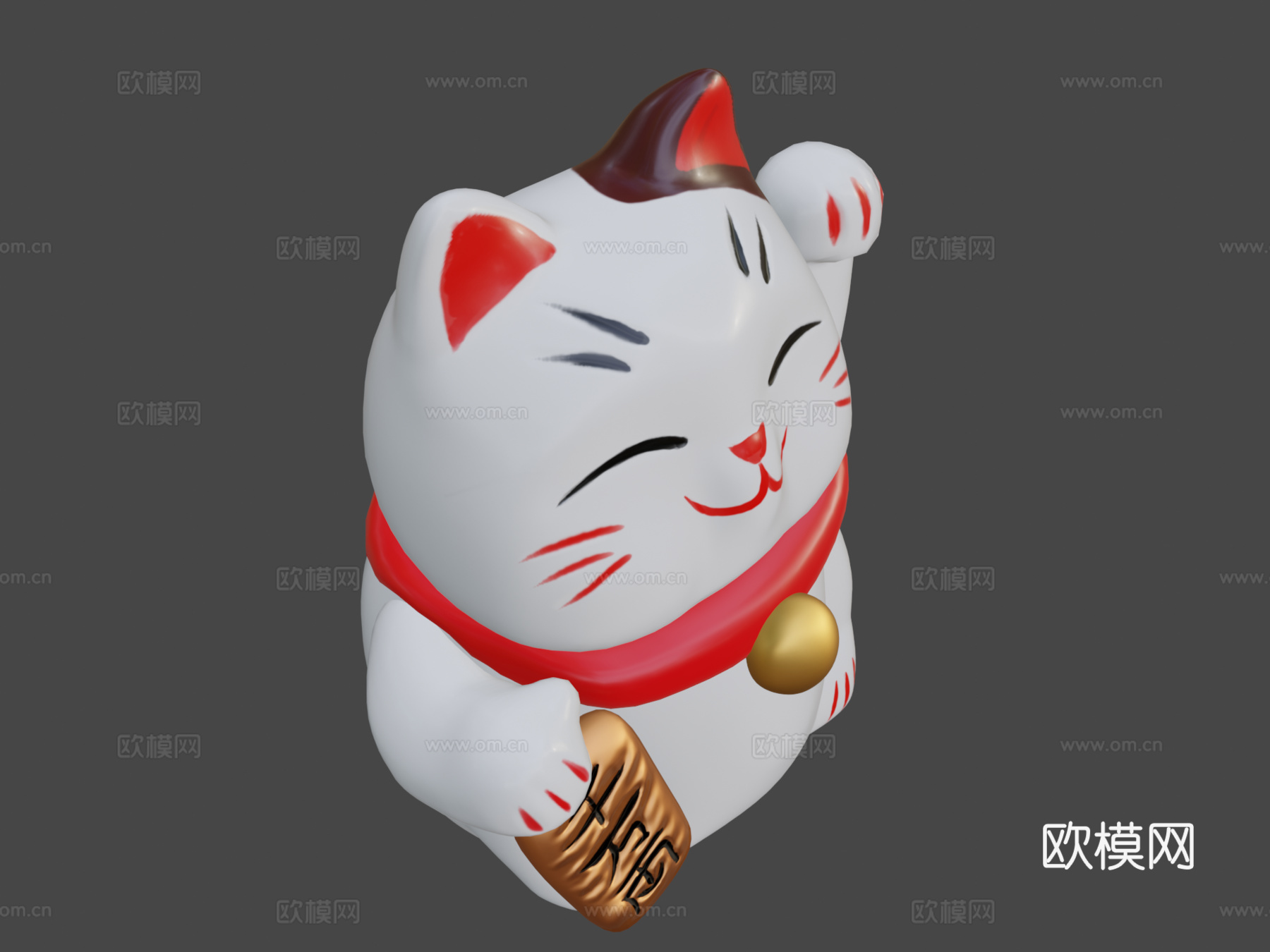 招财猫3d模型