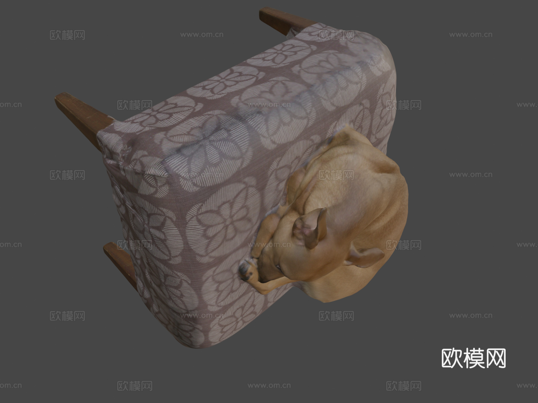 露西狗彩色3D扫描3d模型