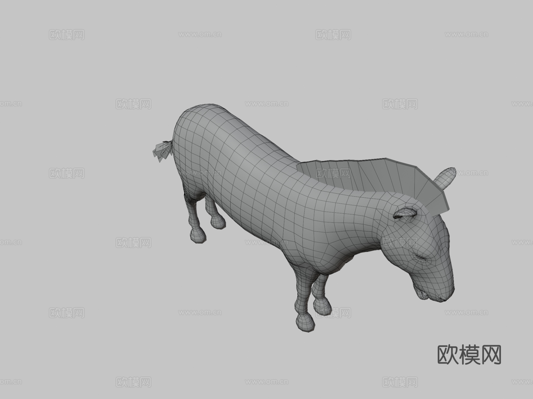 斑马动画3d模型