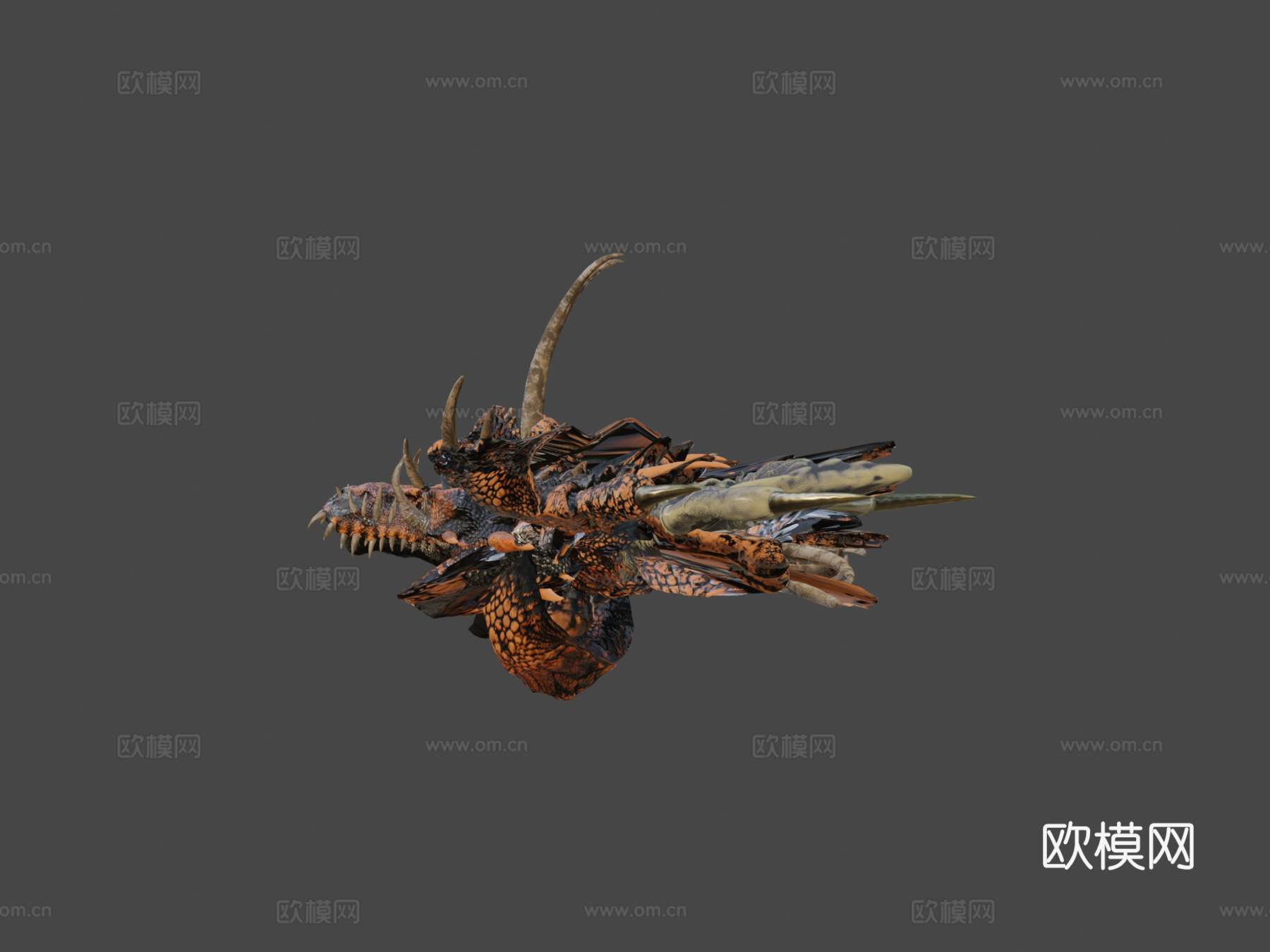 奥斯卡创意免费提供的DRAGO 3D模型3d模型