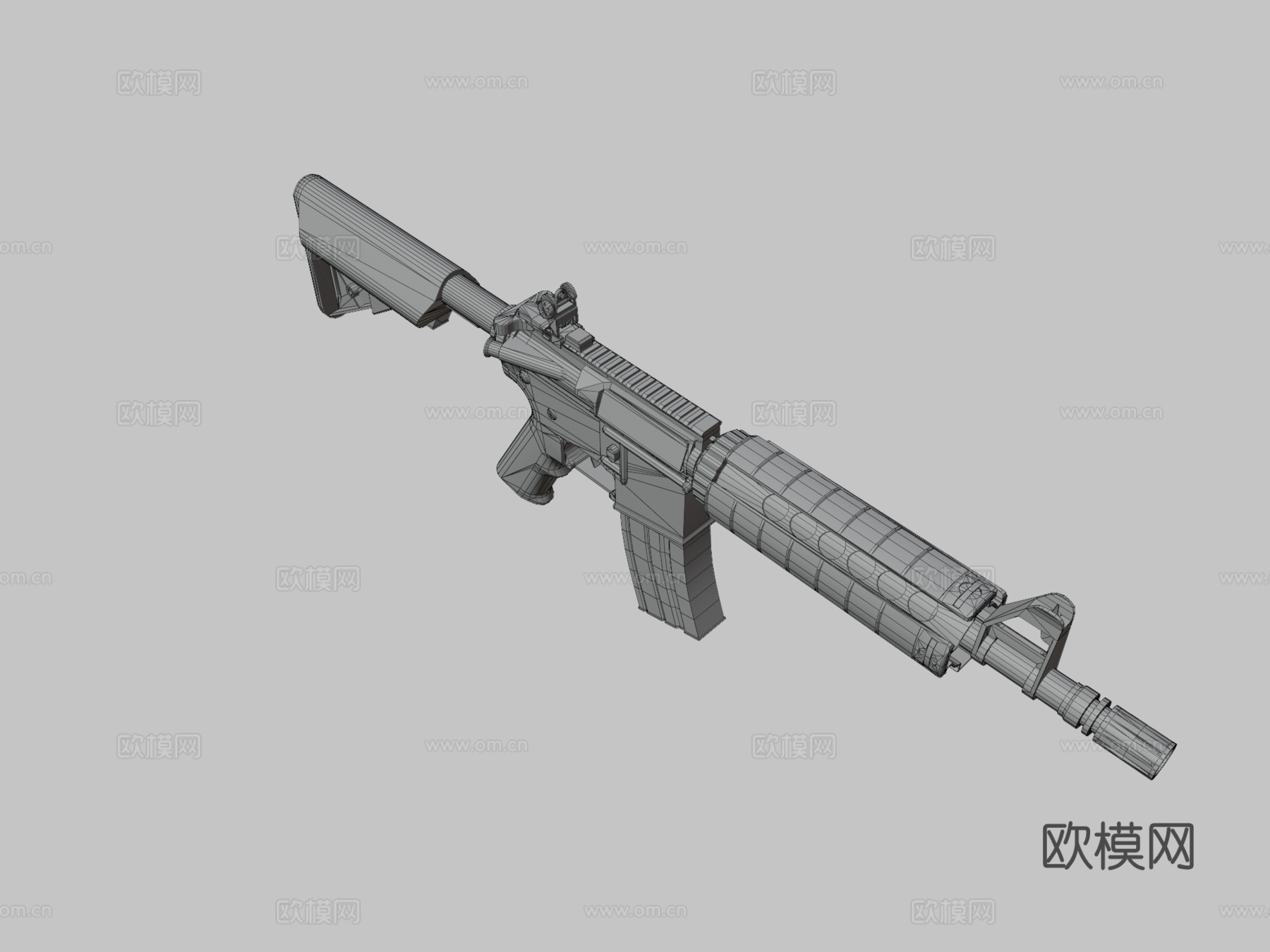 M4A4-离合器3d模型