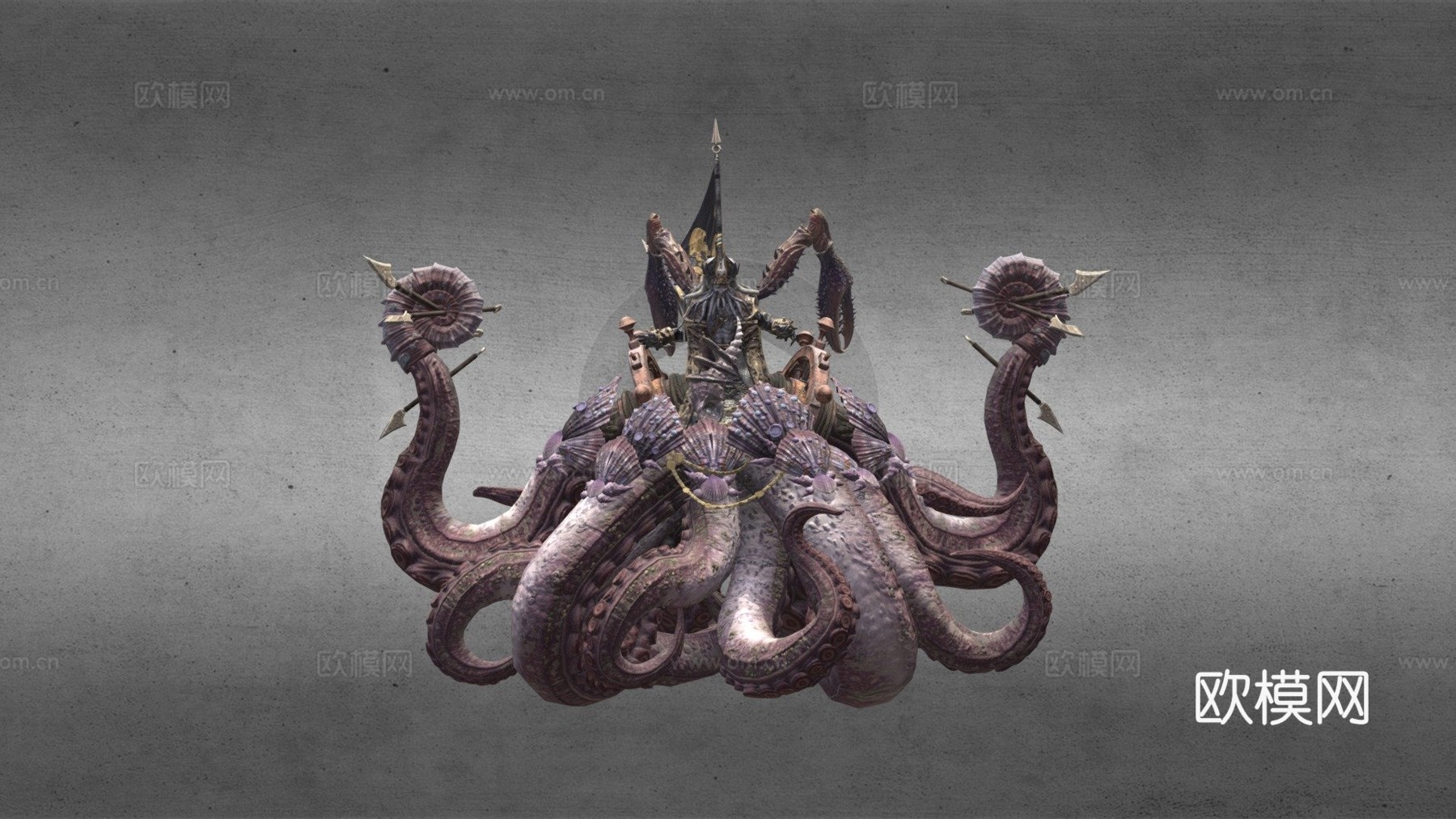海盗王章鱼3d模型