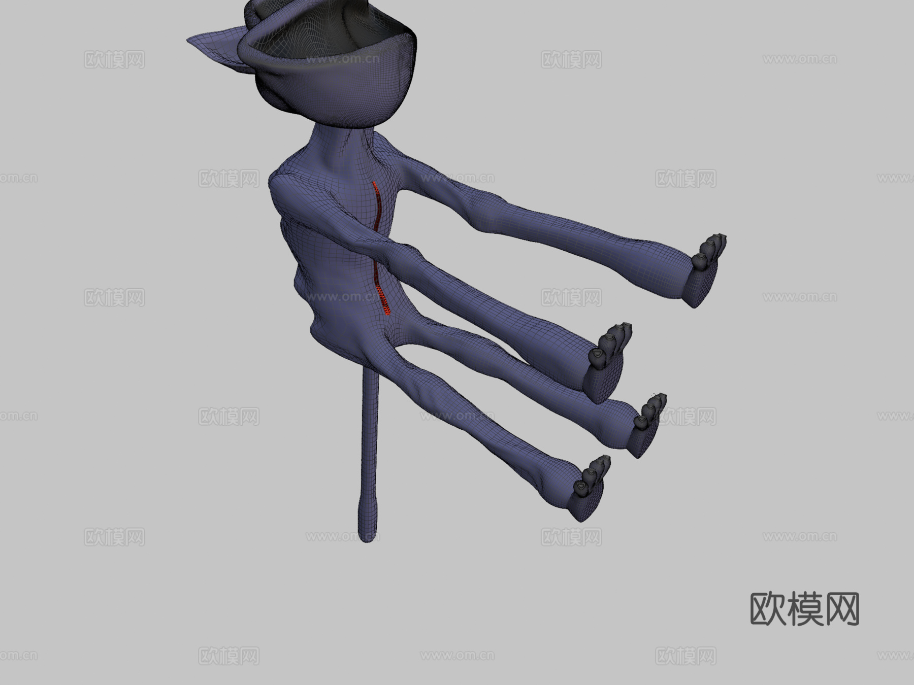 猫盹v16绑定3d模型