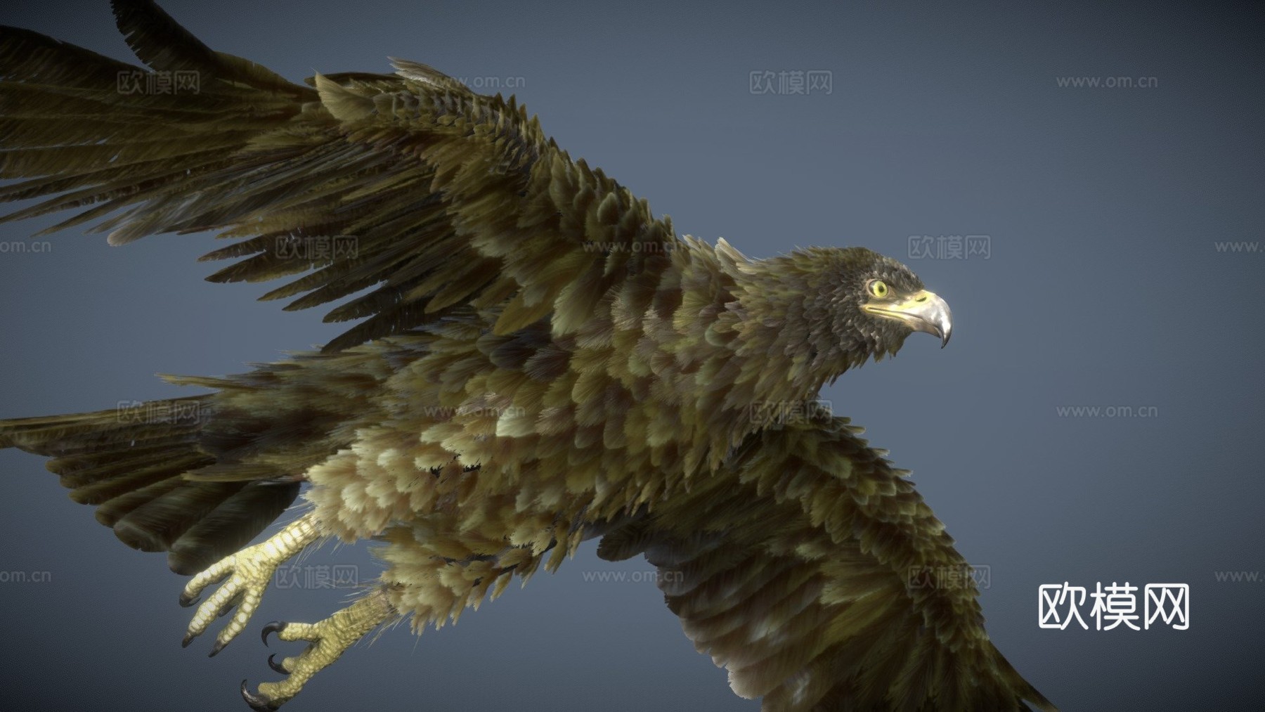 金雕3d模型