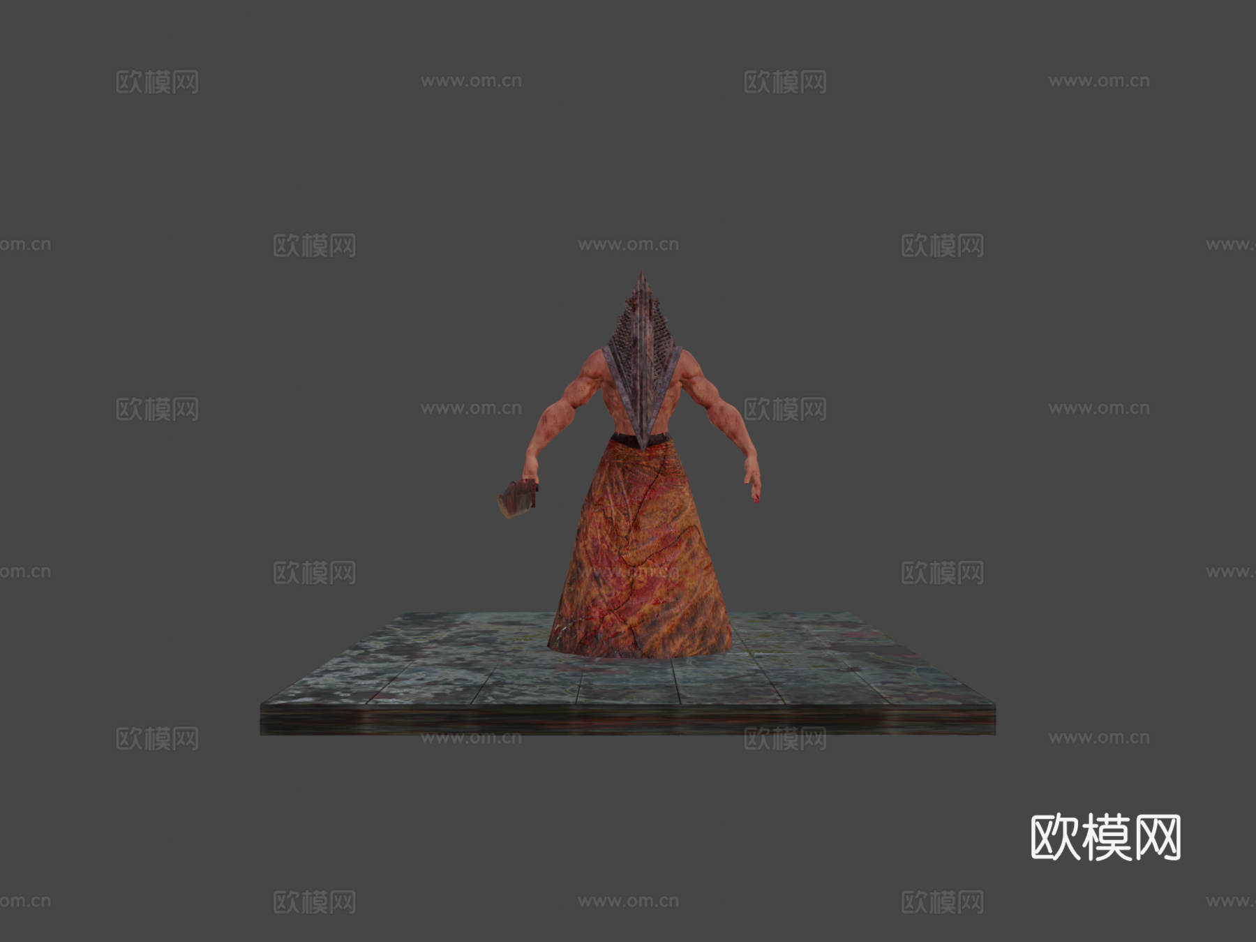 金字塔头-寂静岭粉丝艺术3d模型