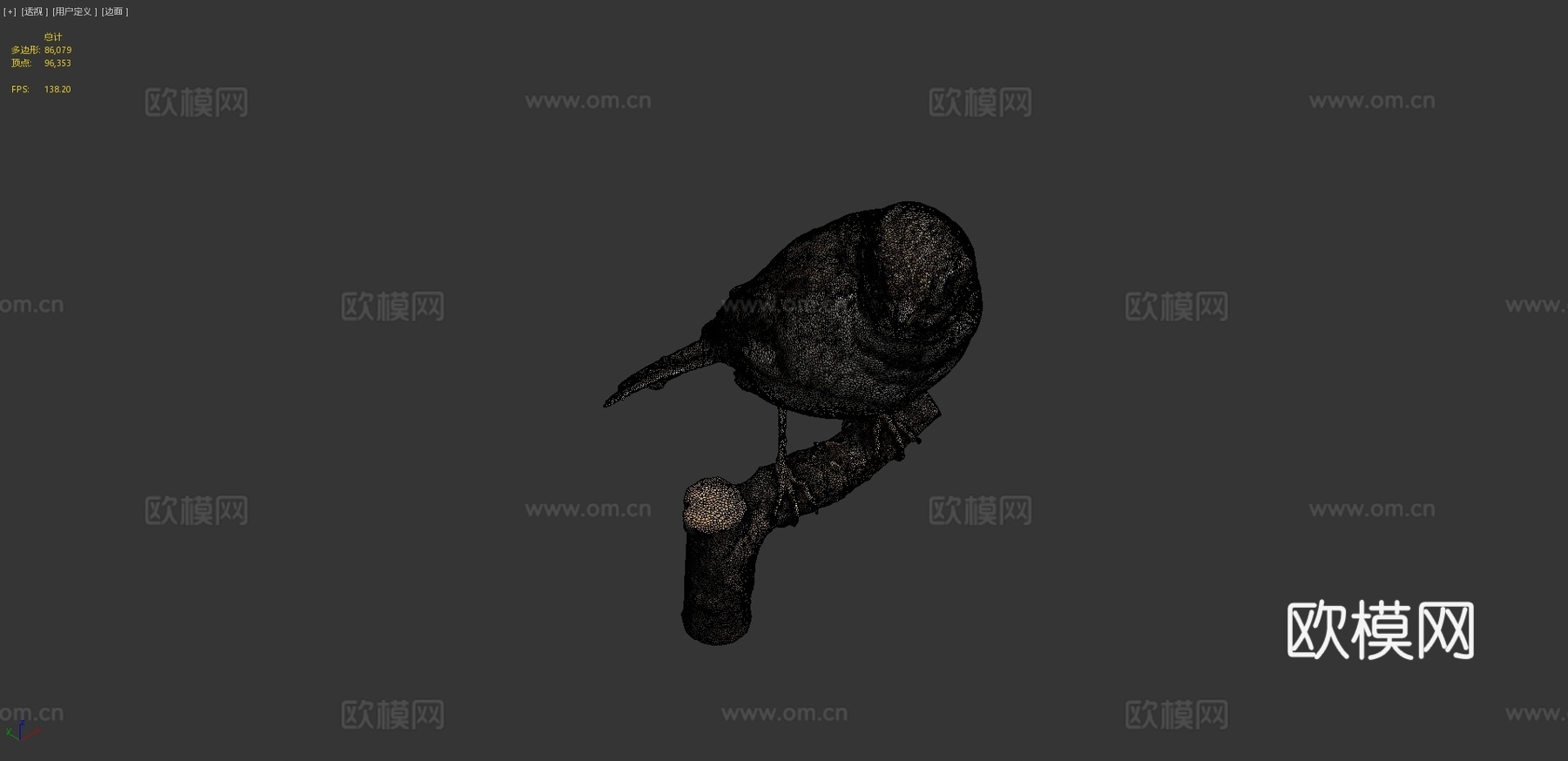 黍鹀(数字自然历史档案(DiNArDa))3d模型
