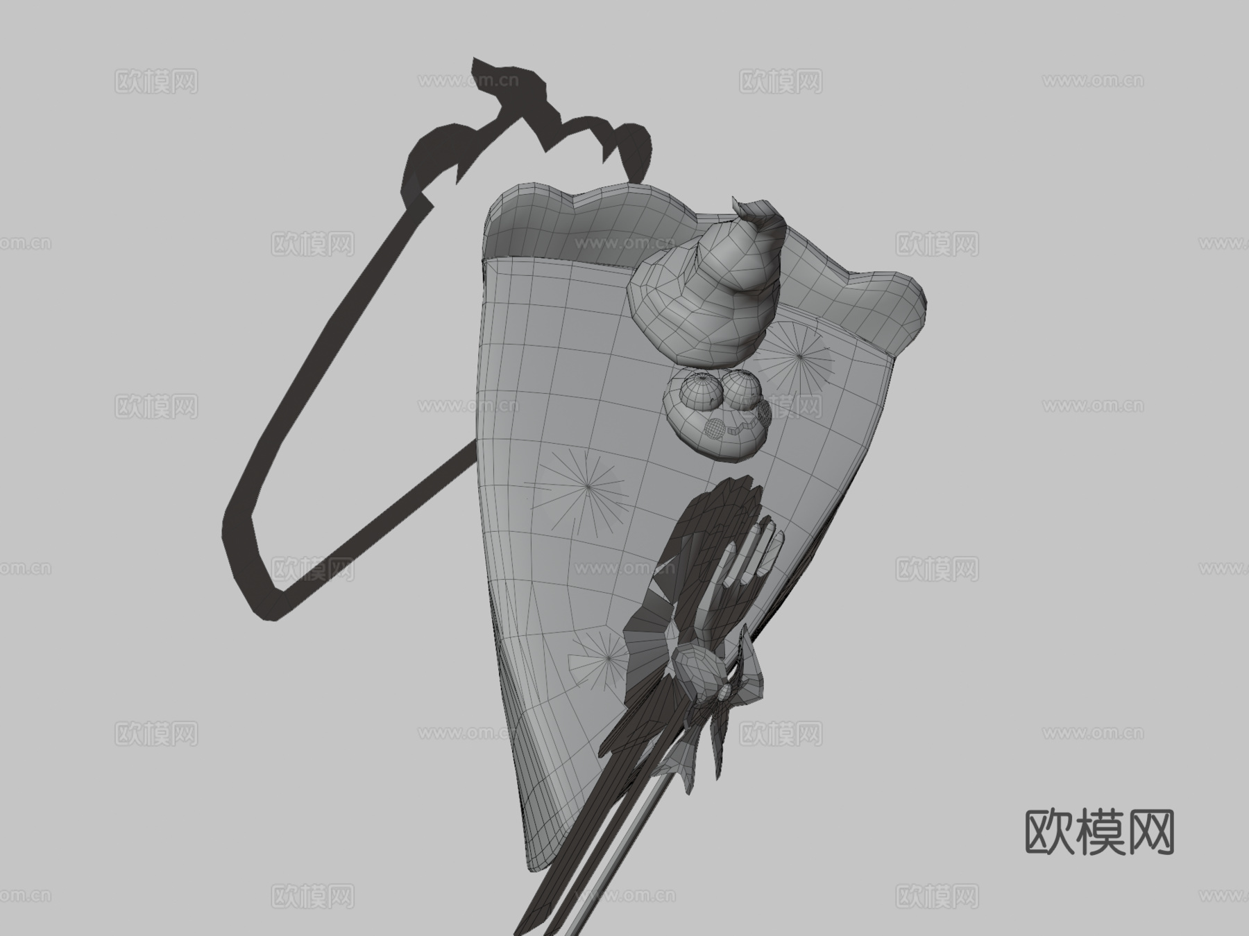 青蛙派!!柠檬涂鸦作品3d模型
