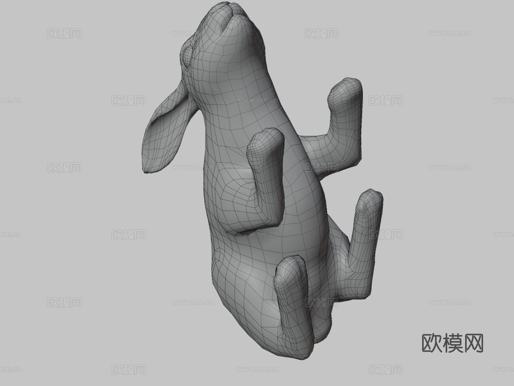 兔子3d模型