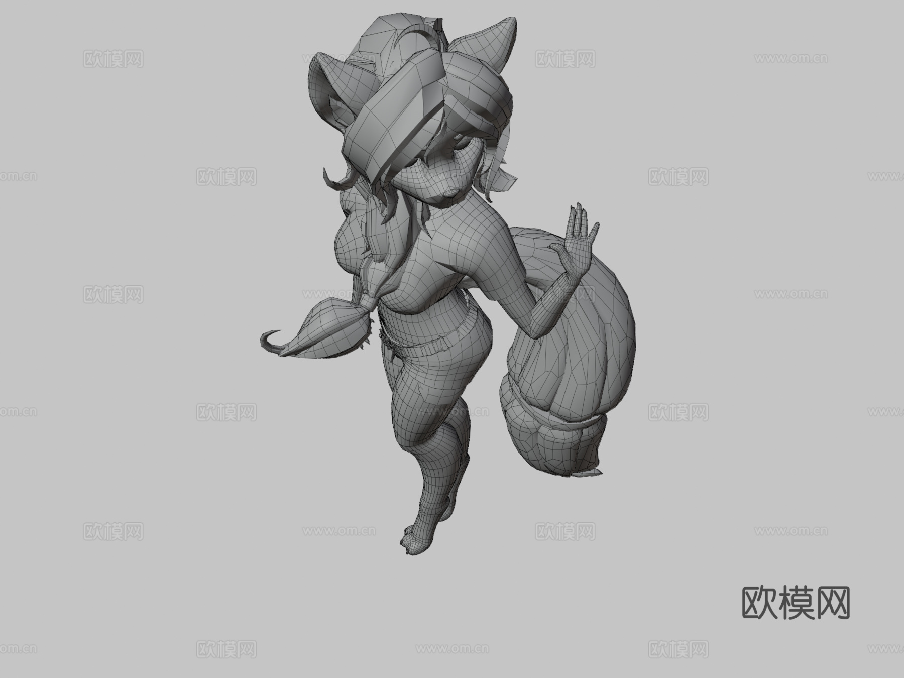 D兽人委托VRCha3d模型
