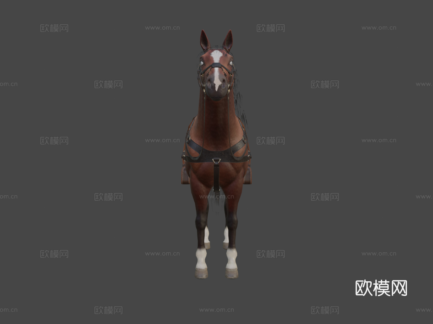 马3d模型