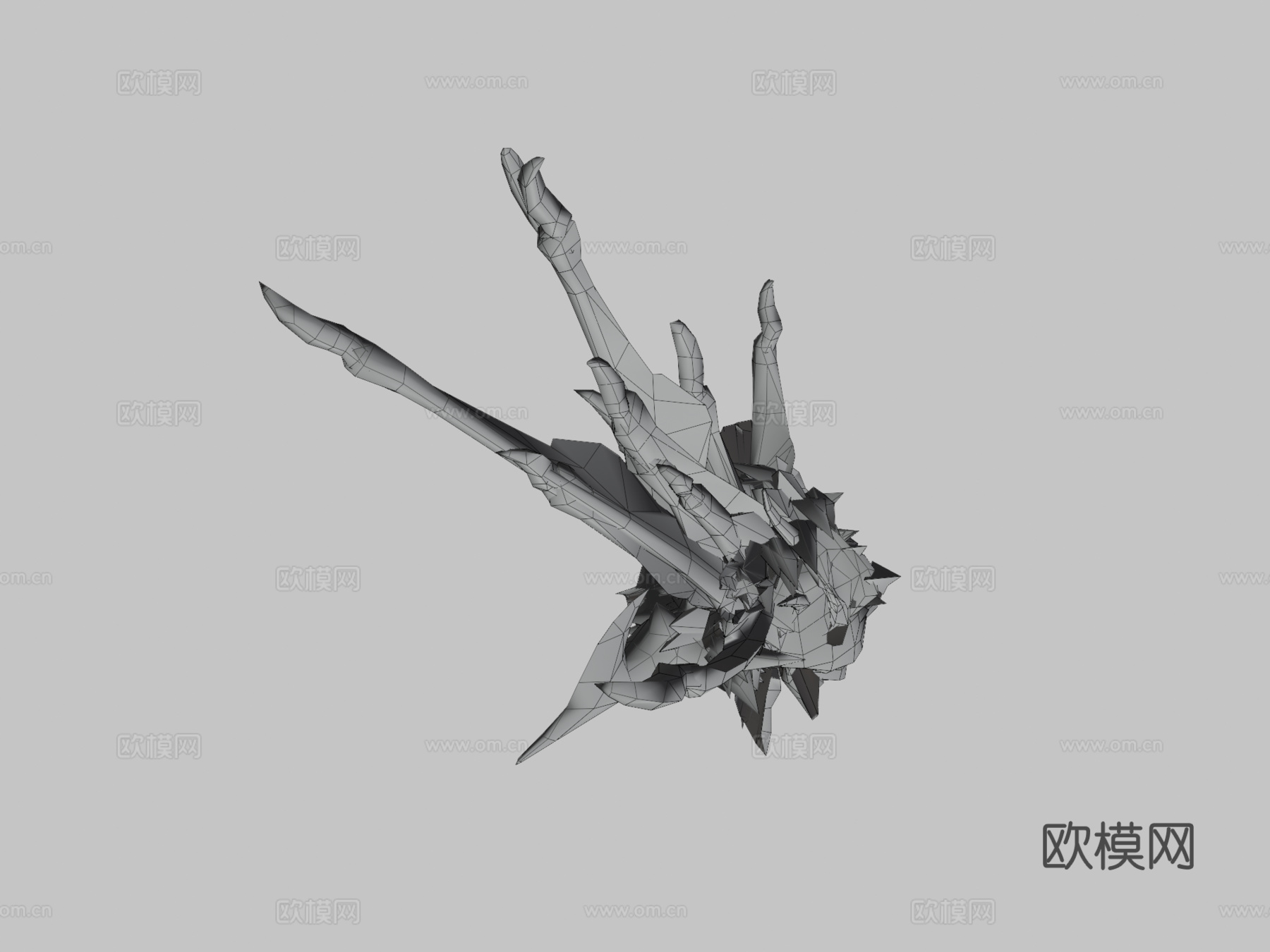 双足飞龙动画3d模型