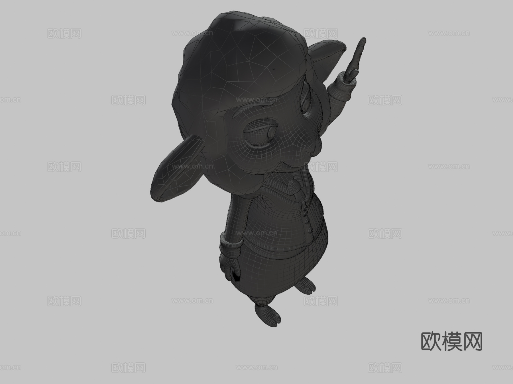 导游羊肉小姐3d模型