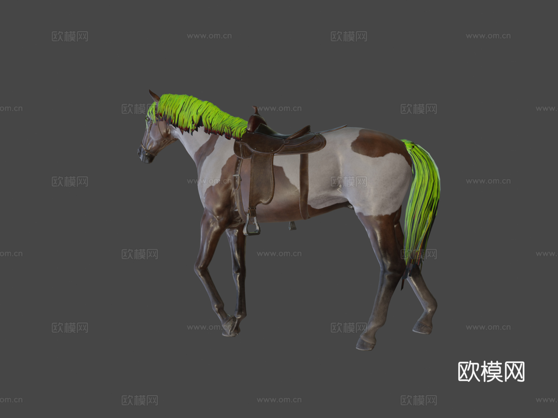 种马(游戏适配版)3d模型
